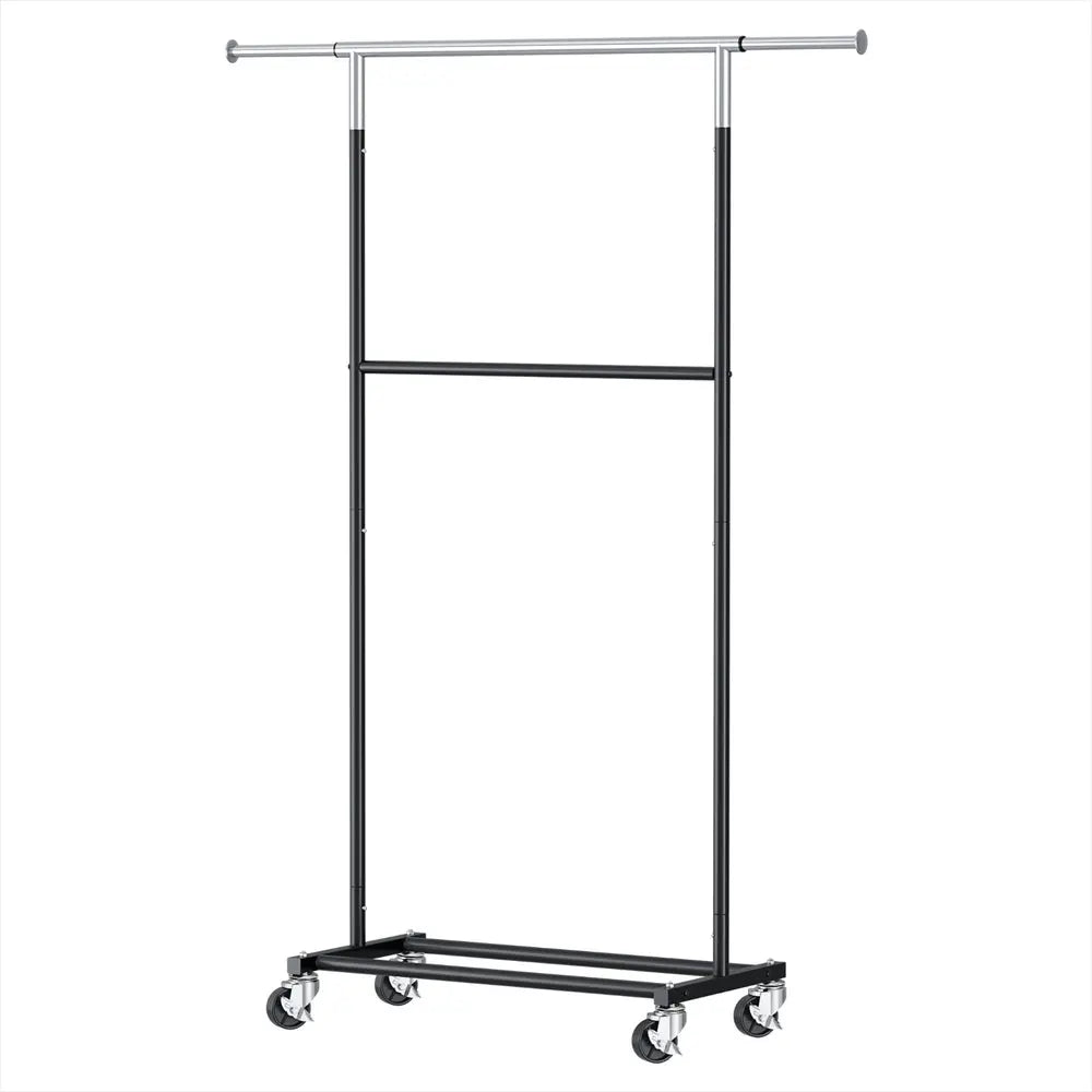 Artiss Clothes Rack Double Rod Airer Rail Coat Stand Adjustable Hanger Wholesale Hub
