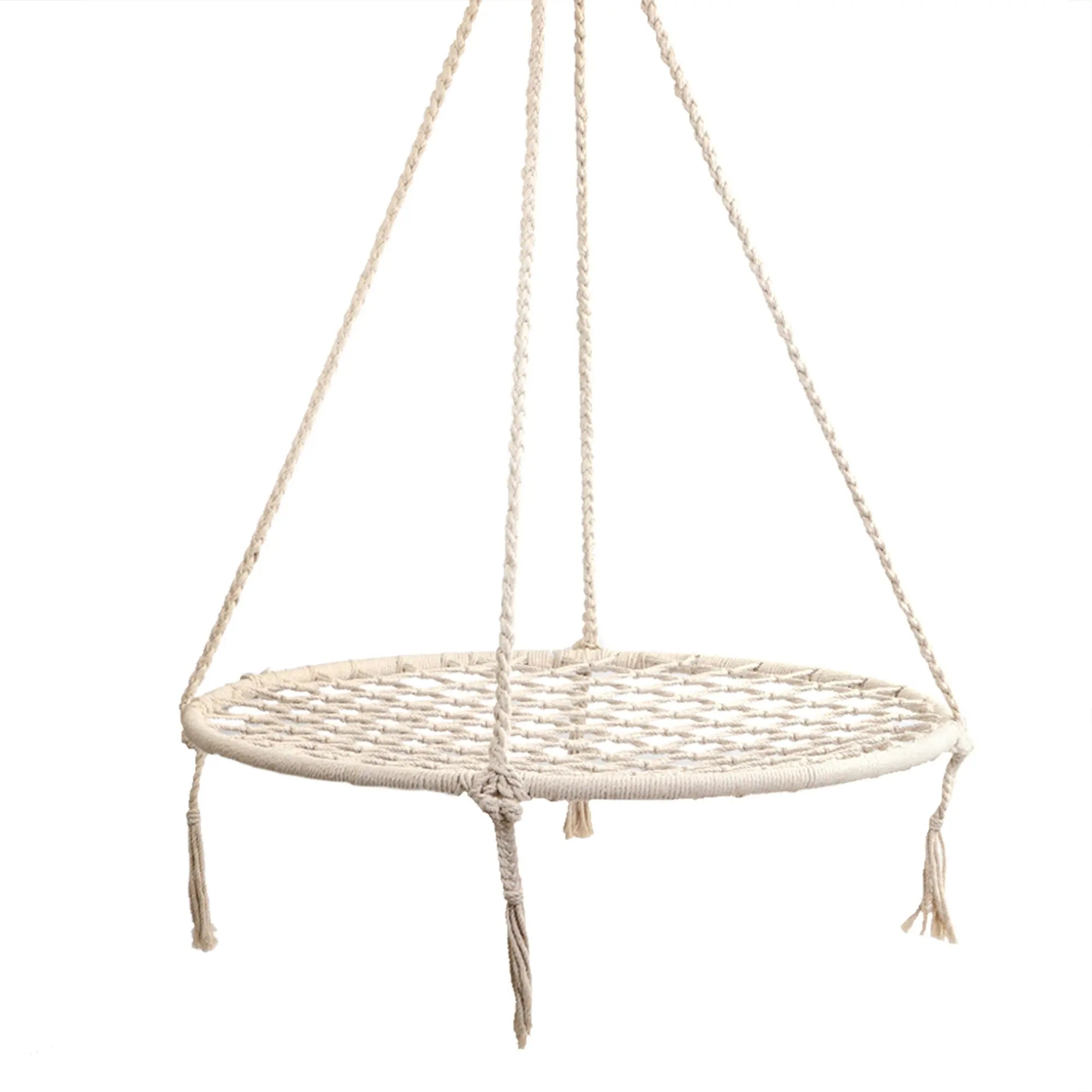 Gardeon Hammock Chair Outdoor Tree Swing Nest Web Hanging Seat 100cm Wholesale Hub