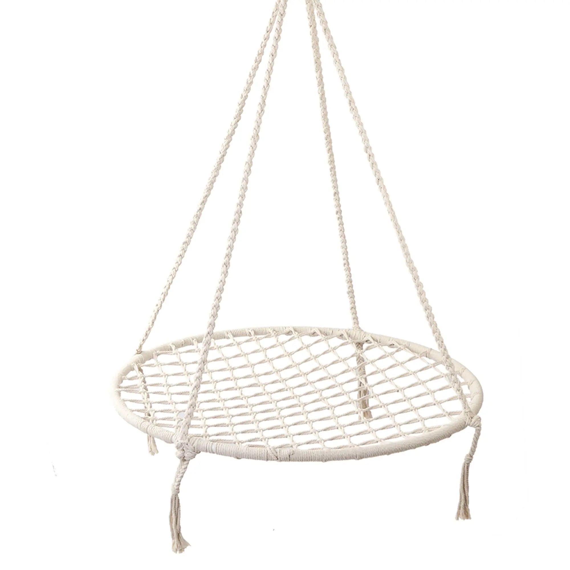 Gardeon Hammock Chair Outdoor Tree Swing Nest Web Hanging Seat 100cm Wholesale Hub
