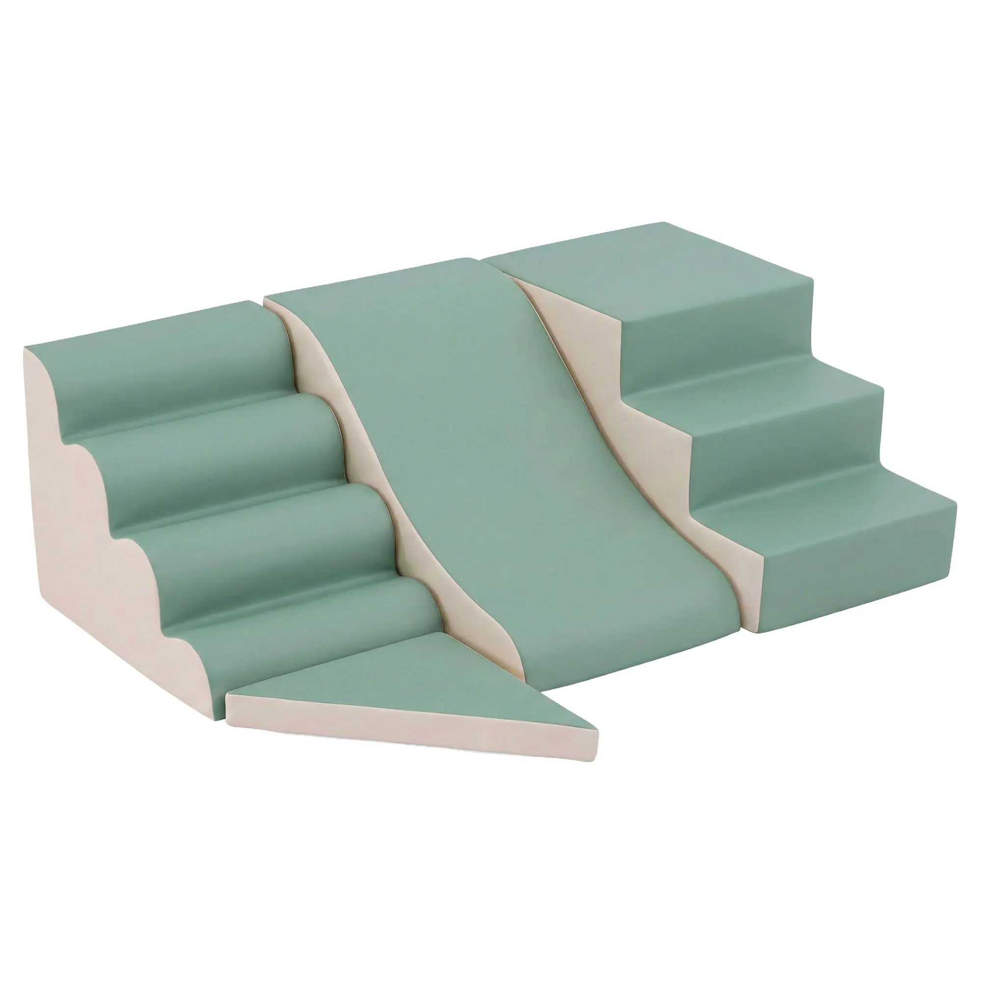 Keezi Kids Climbing Blocks 4-Piece Foam Toddler Playset Soft Indoor Climbing Toy Rocker Wholesale Hub