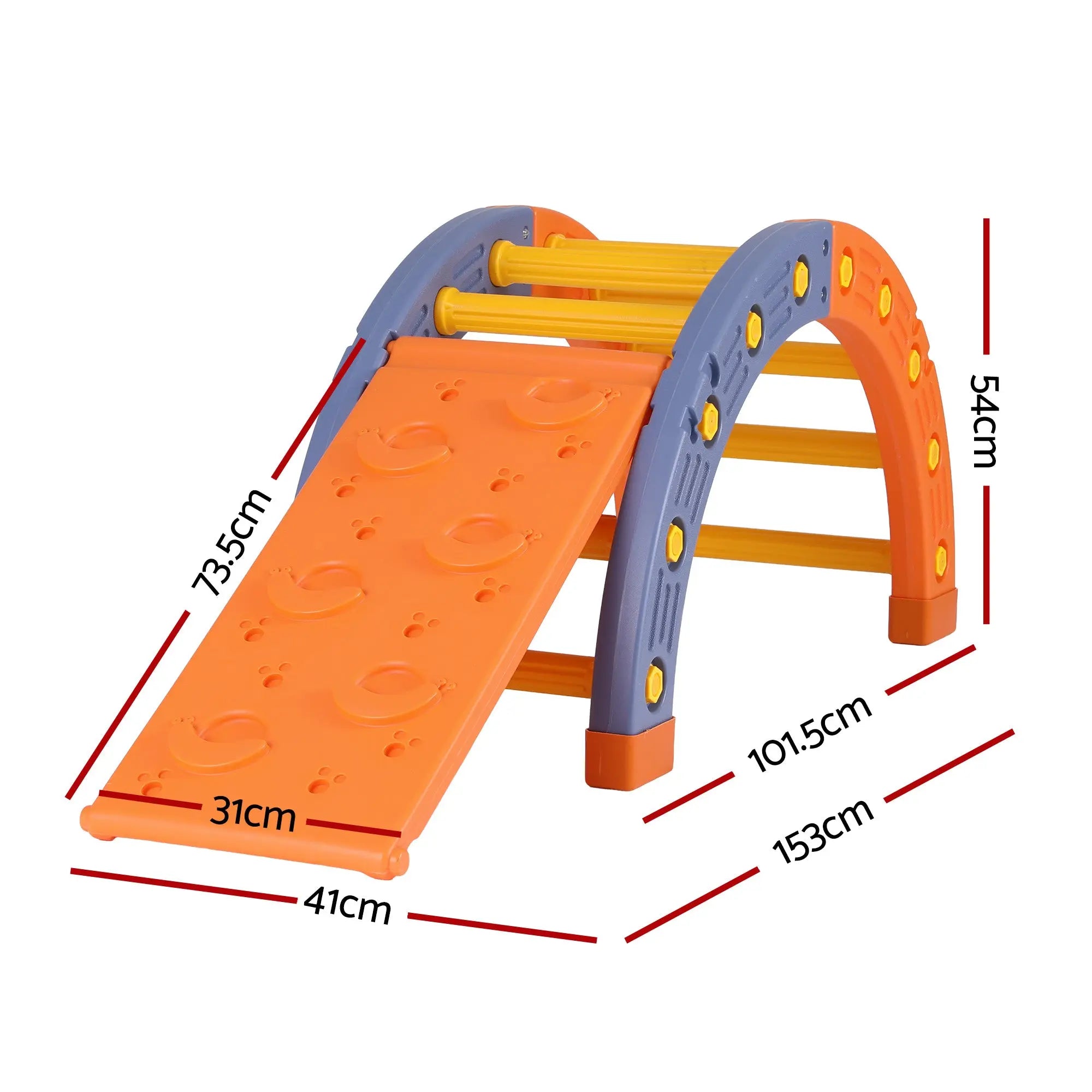 Keezi Kids Climbing Frame Set With Slide Indoor Outdoor Toddler Toys Pikler Arch Climber Wholesale Hub