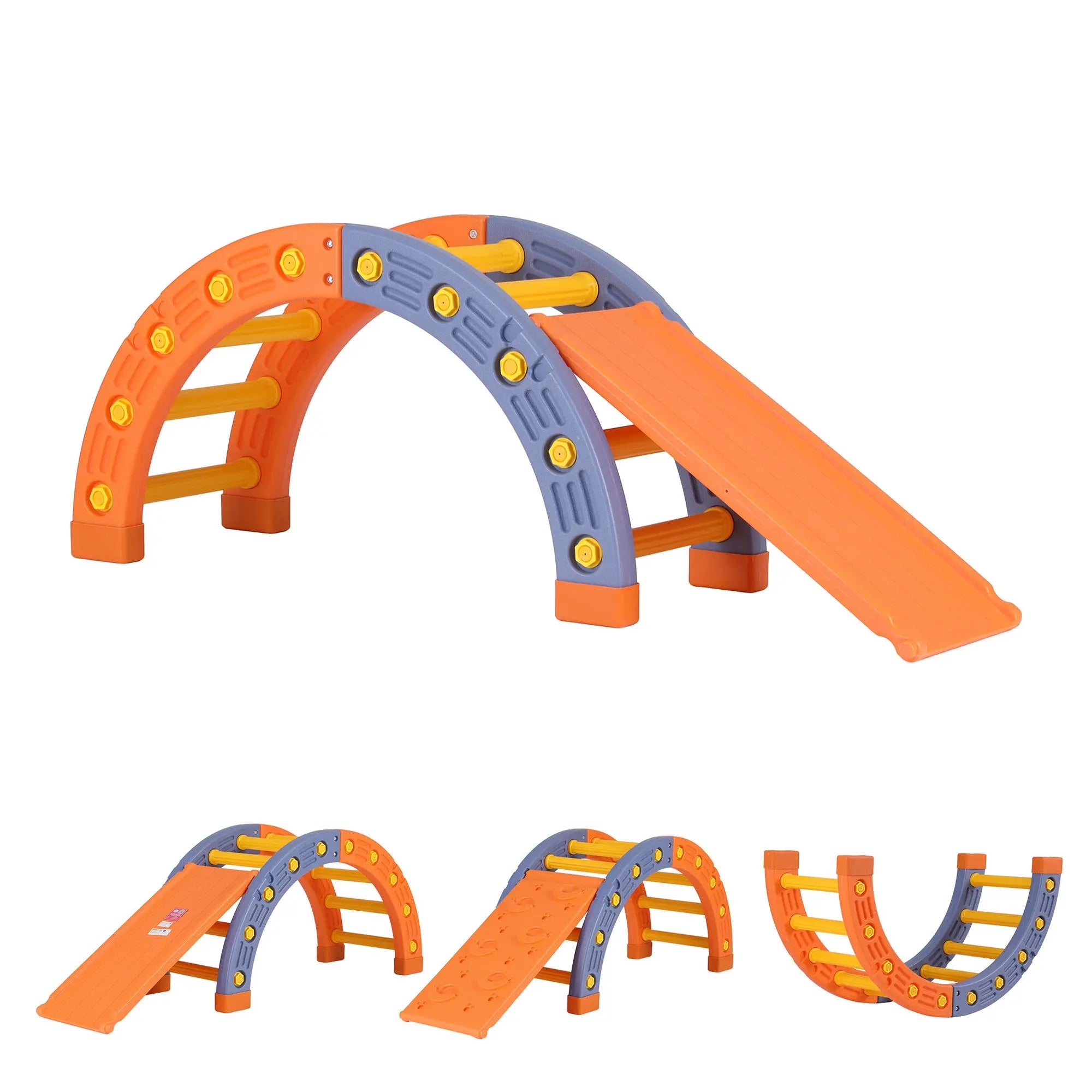 Keezi Kids Climbing Frame Set With Slide Indoor Outdoor Toddler Toys Pikler Arch Climber Wholesale Hub