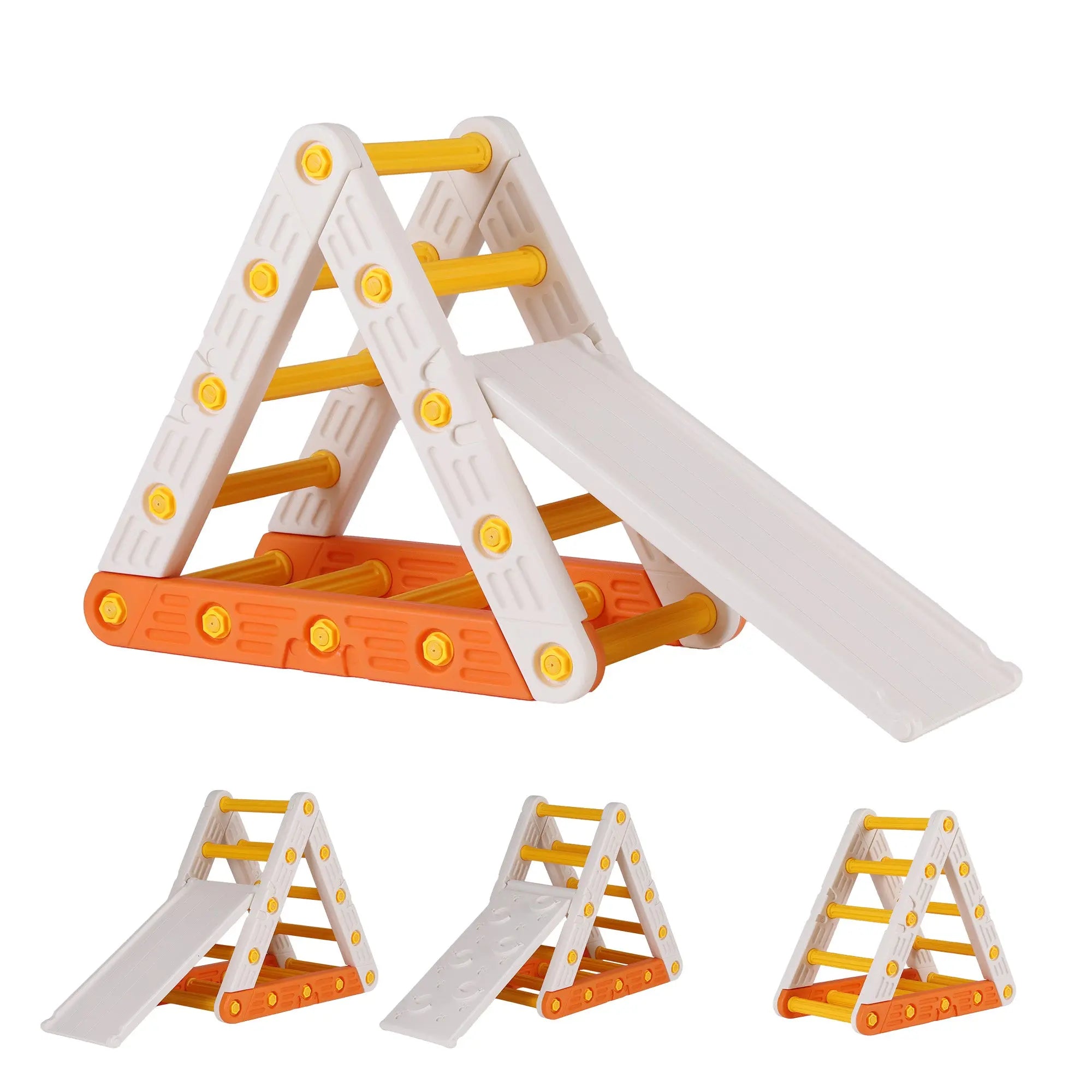 Keezi Kids Climbing Frame Set With Slide Indoor Outdoor Toddler Toys Pikler Triangle Climber Wholesale Hub