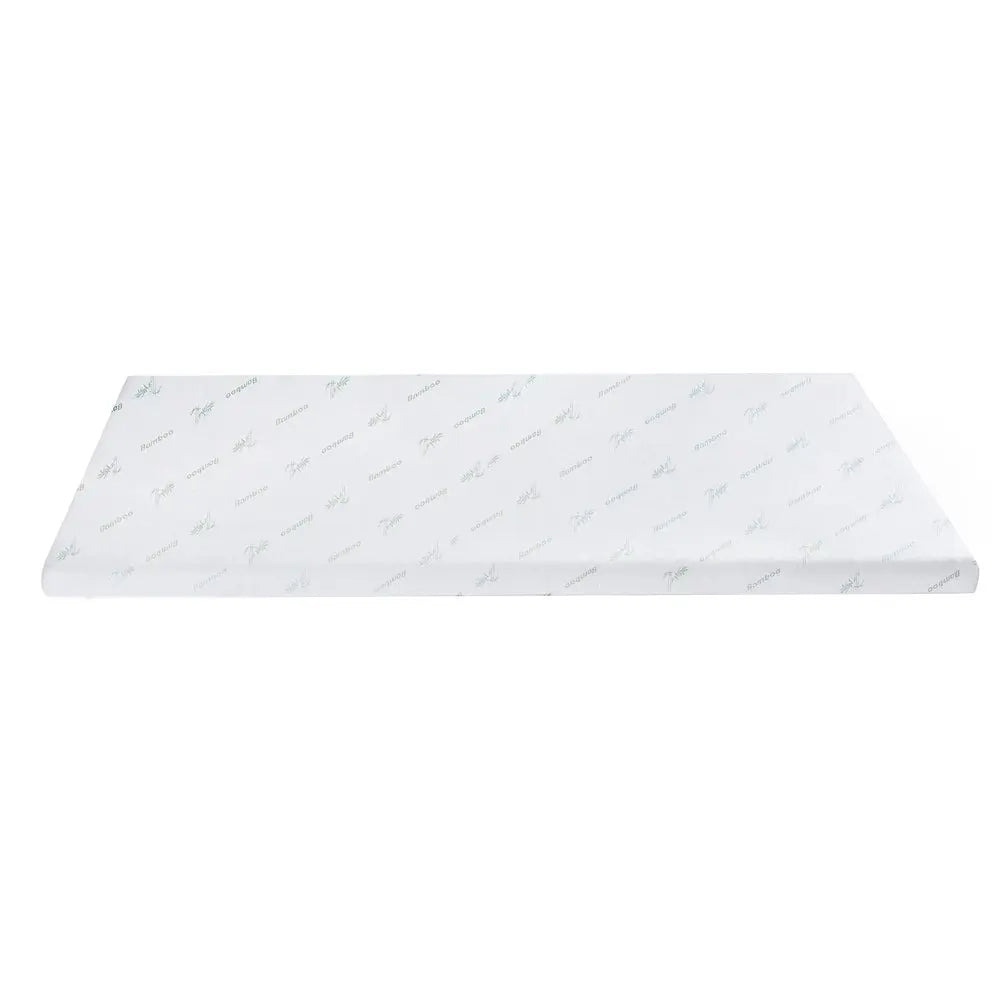 Giselle 8cm Memory Foam Mattress Topper Lavender Infused Bamboo Cover 7-Zone King Single Wholesale Hub