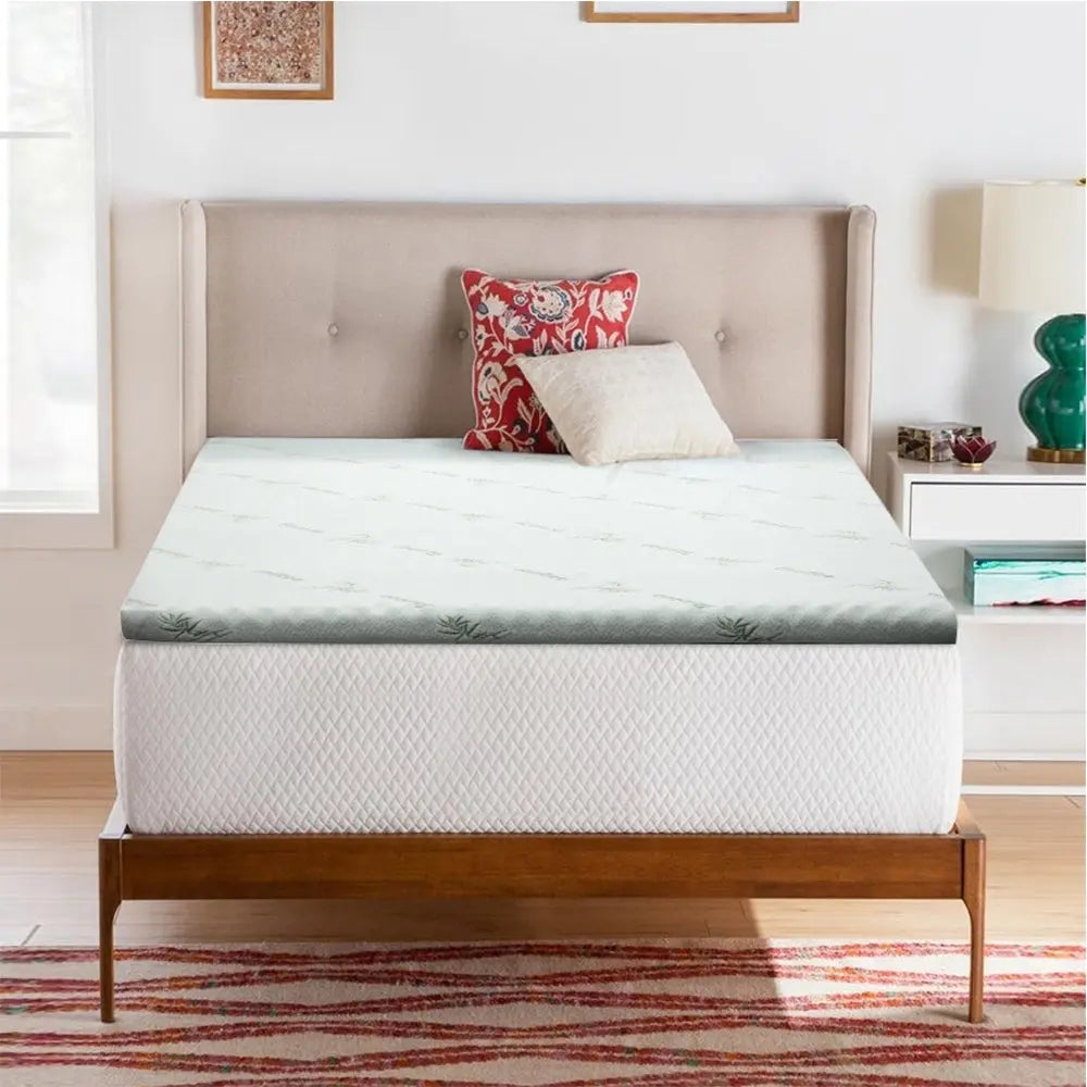 Giselle Bedding Memory Foam Mattress Topper Cool Gel 5cm Single Wholesale Hub