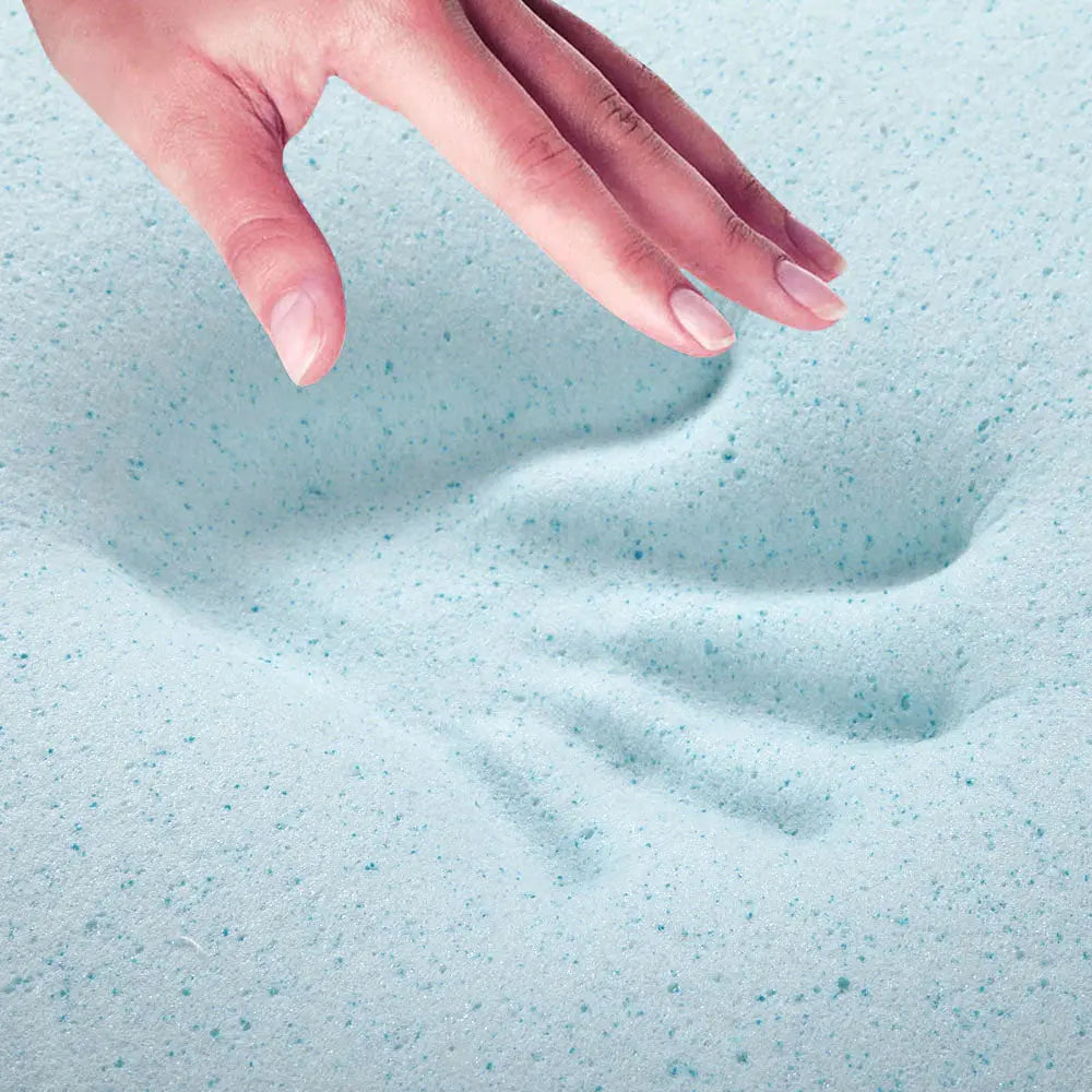 Giselle Bedding Memory Foam Mattress Topper Cool Gel 5cm Single Wholesale Hub