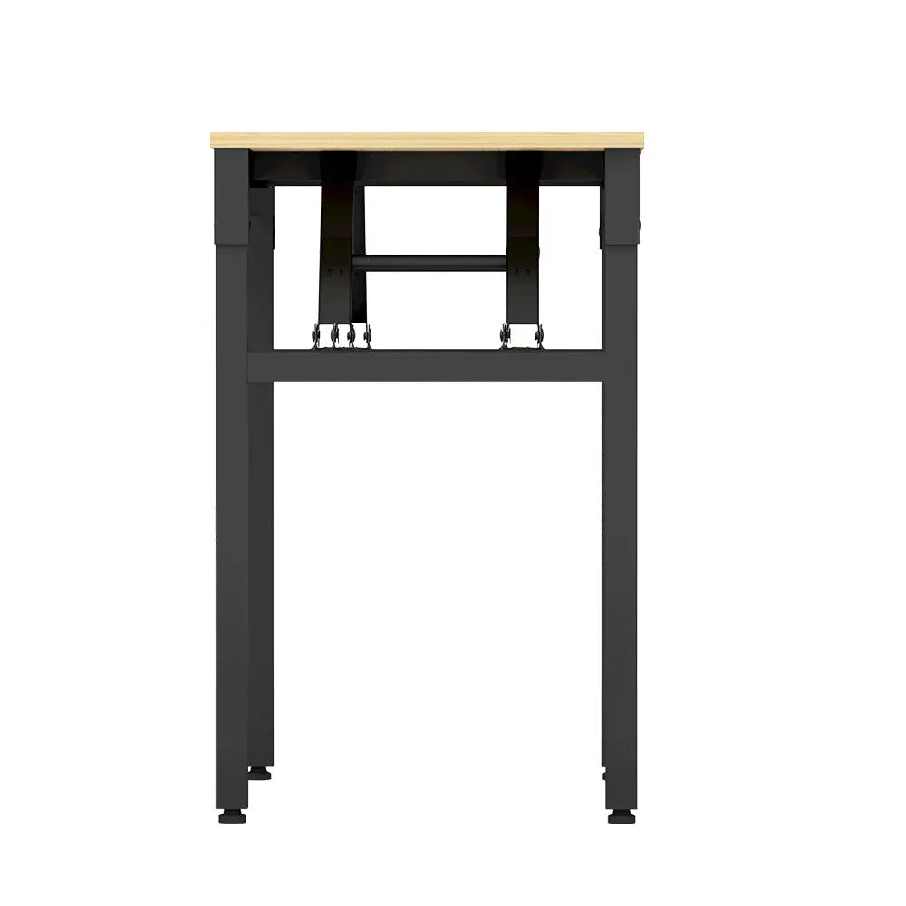 Artiss Computer Desk Laptop Table Bookshelf Desk Storage Rack Office Study Oak Wholesale Hub