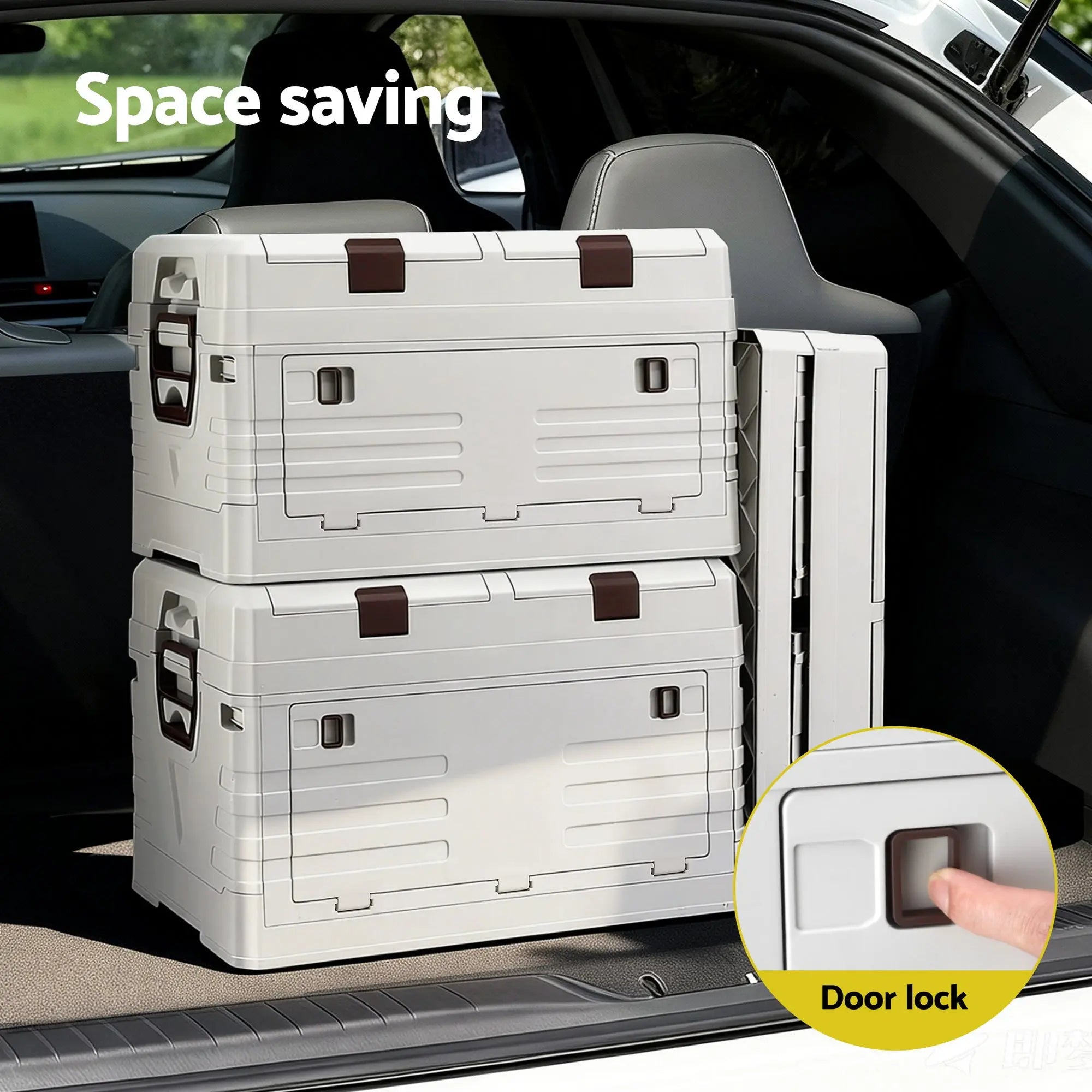 Gardeon 60L Outdoor Storage Box Foldable Camping Collapsible Bins Organizer Wholesale Hub