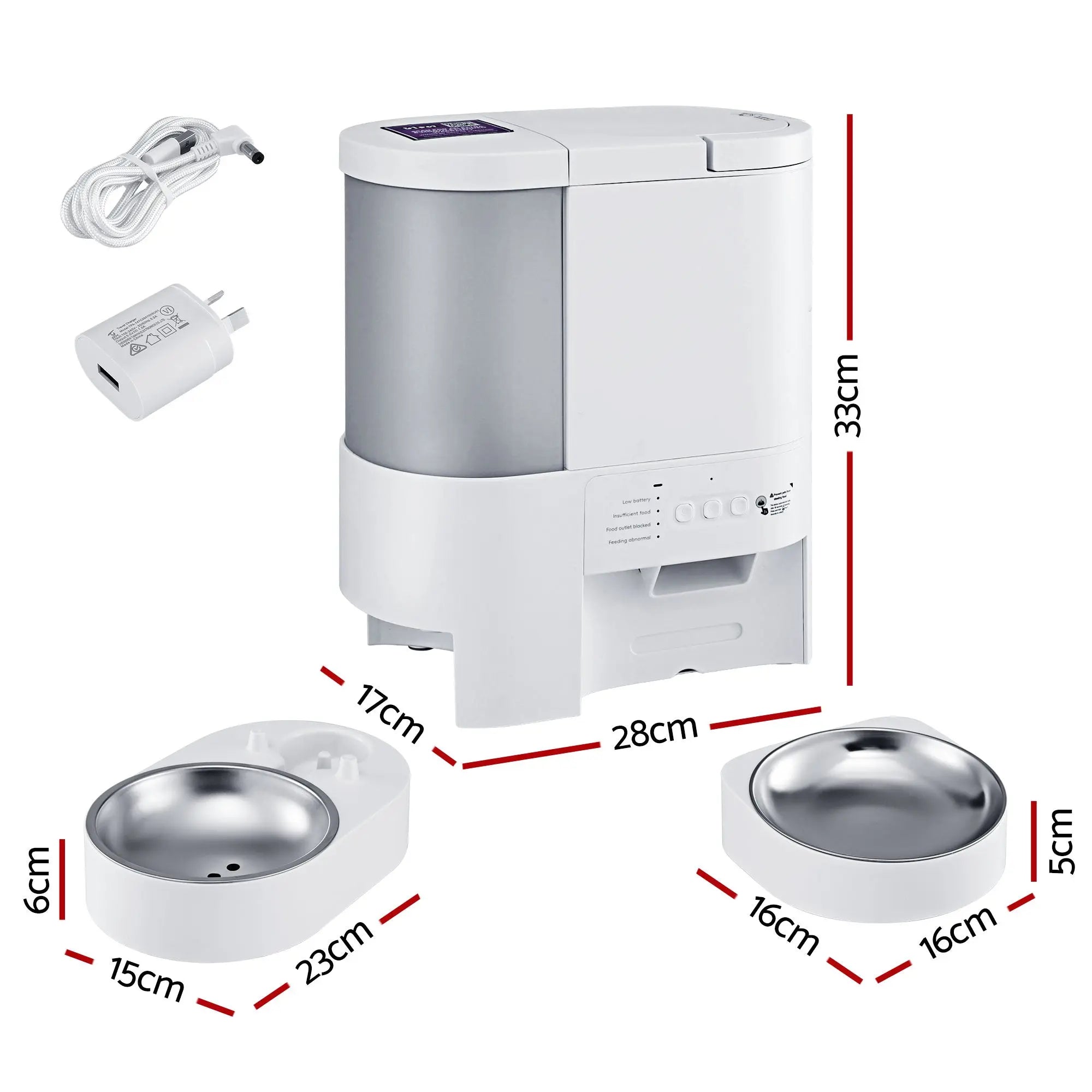 i.Pet Automatic Pet Feeder Water Dispenser 2-in-1 Smart WiFi Dog Cat Food 4L Wholesale Hub