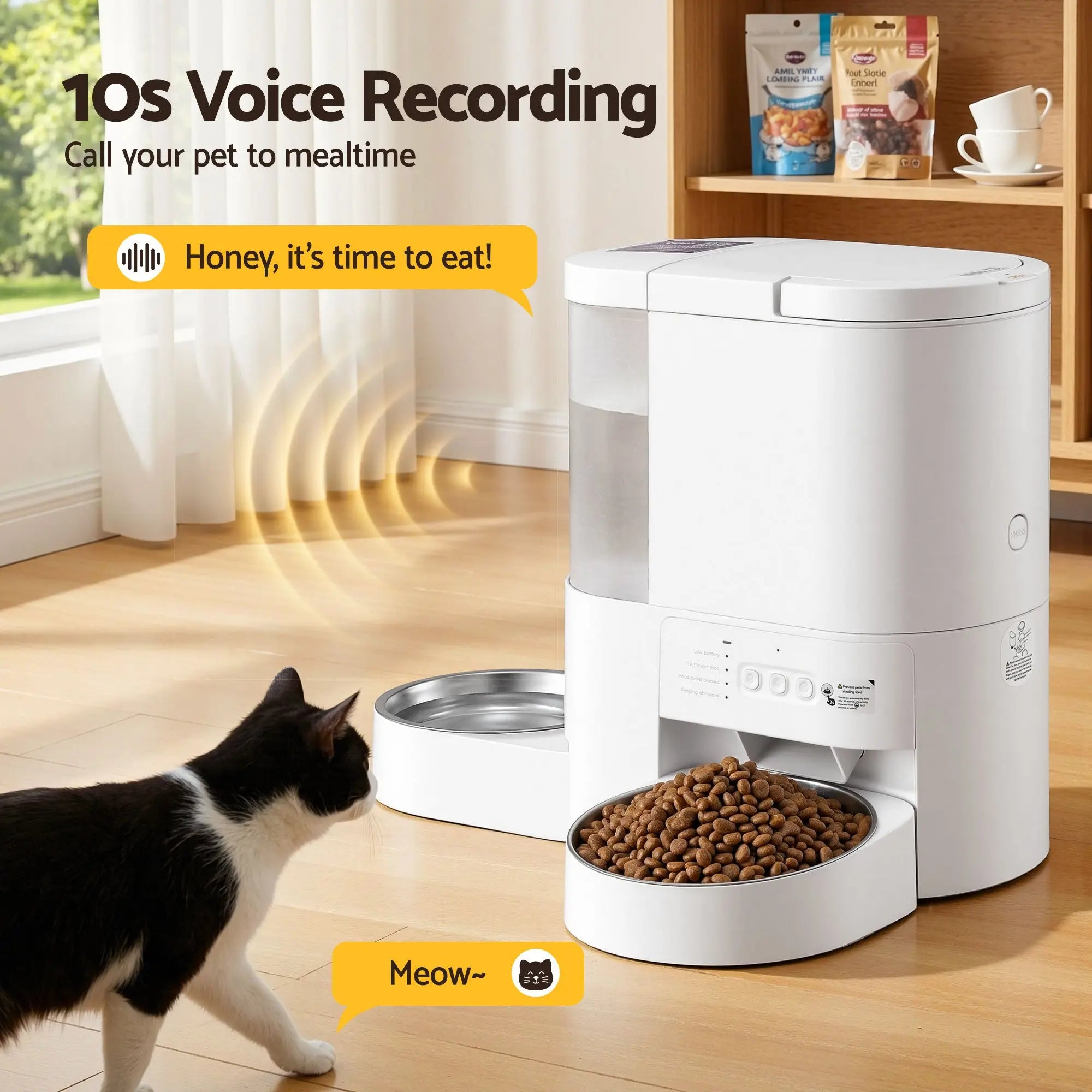 i.Pet Automatic Pet Feeder Water Dispenser 2-in-1 Smart WiFi Dog Cat Food 4L Wholesale Hub