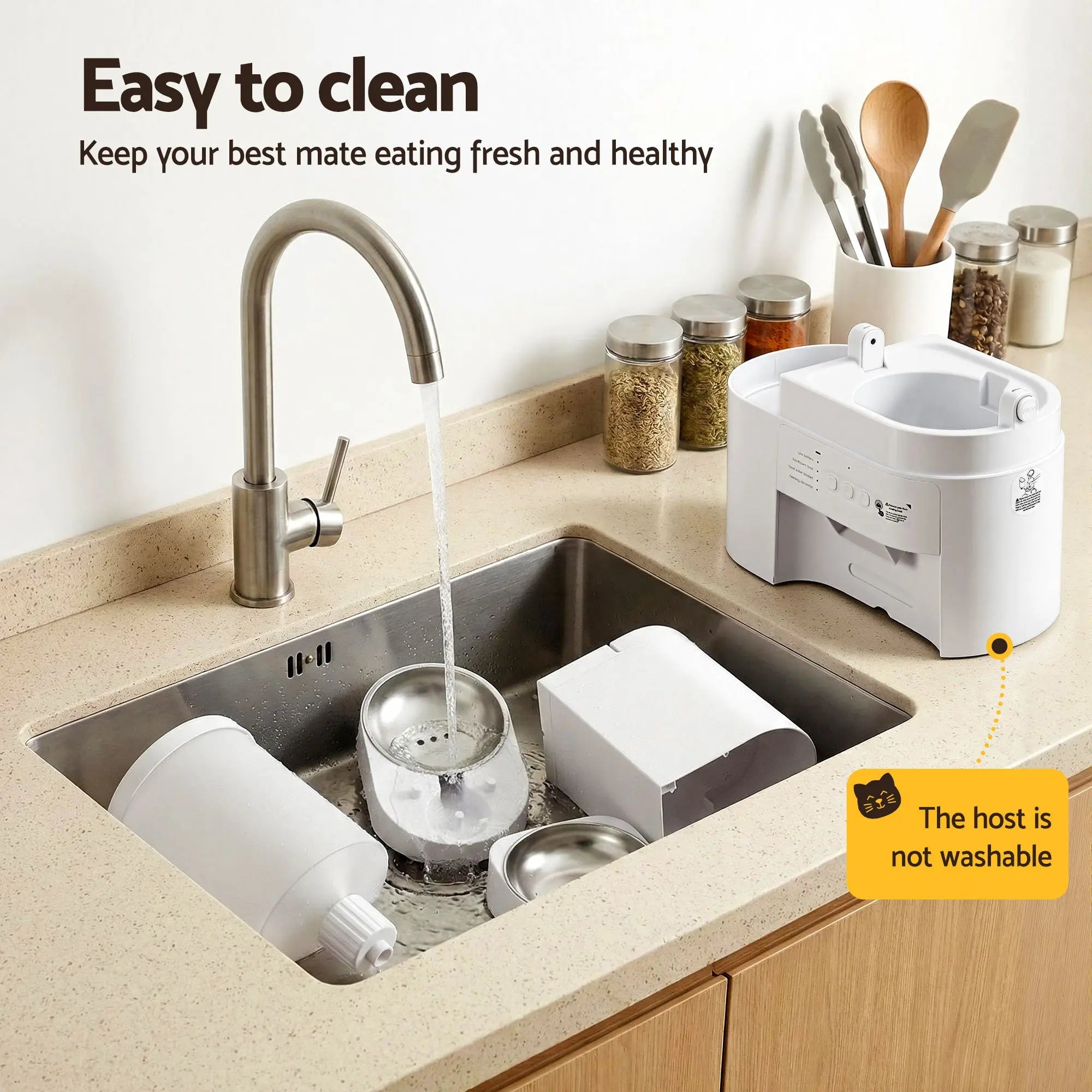 i.Pet Automatic Pet Feeder Water Dispenser 2-in-1 Smart WiFi Dog Cat Food 4L Wholesale Hub