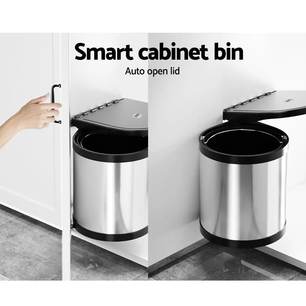 Cefito Pull Out Bin Swing Out Bins 12L Wholesale Hub