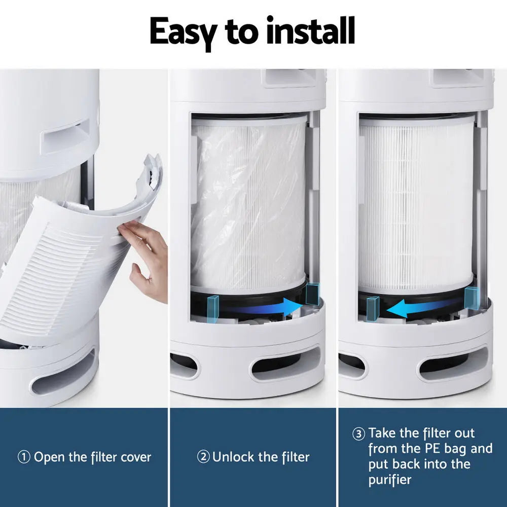Devanti Air Purifier 4 Layers HEPA Replacement Filter Wholesale Hub