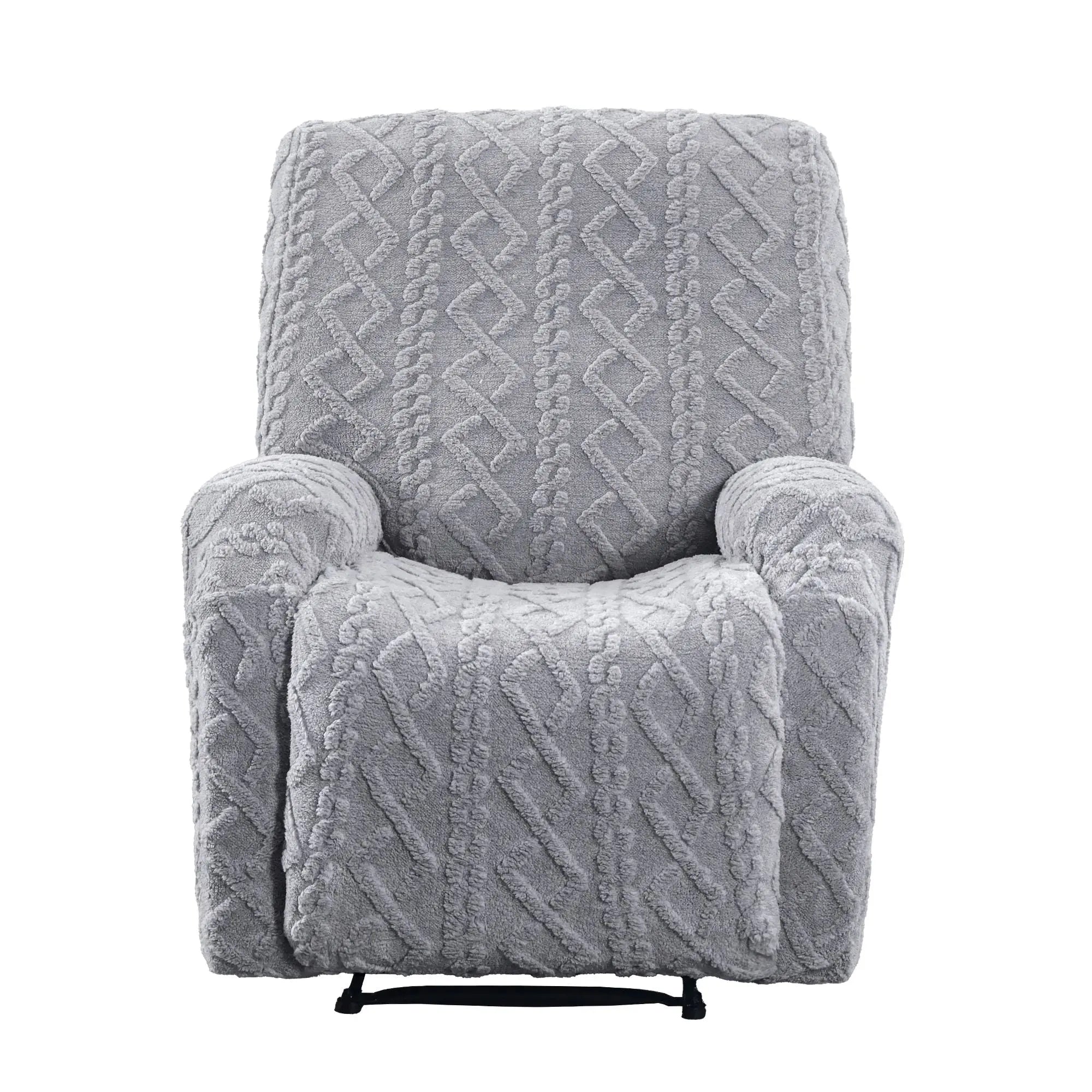 Artiss Recliner Chair Covers with Storage Side Pockets Grey Wholesale Hub