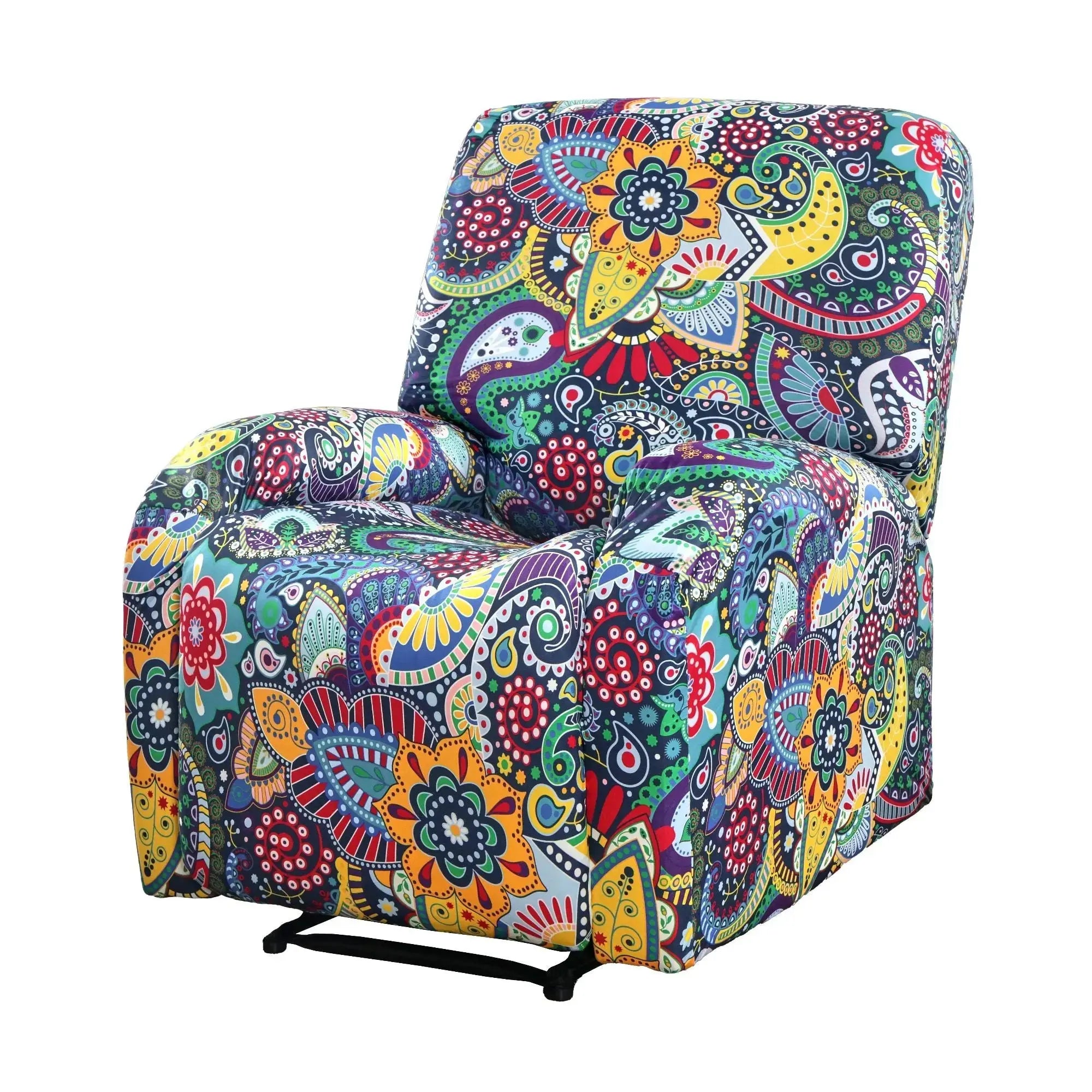 Artiss Stretch Kids Recliner Cover 4-Pieces Recliner Chair Slipcovers Printed Polyester Wholesale Hub