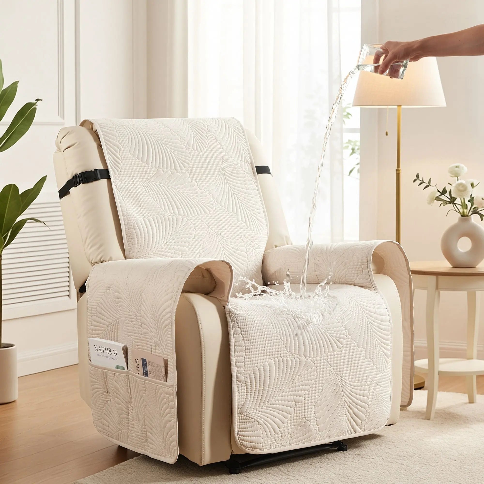 Artiss Quilted Recliner Chair Covers 100% Waterproof Recliner Slipcovers Wholesale Hub