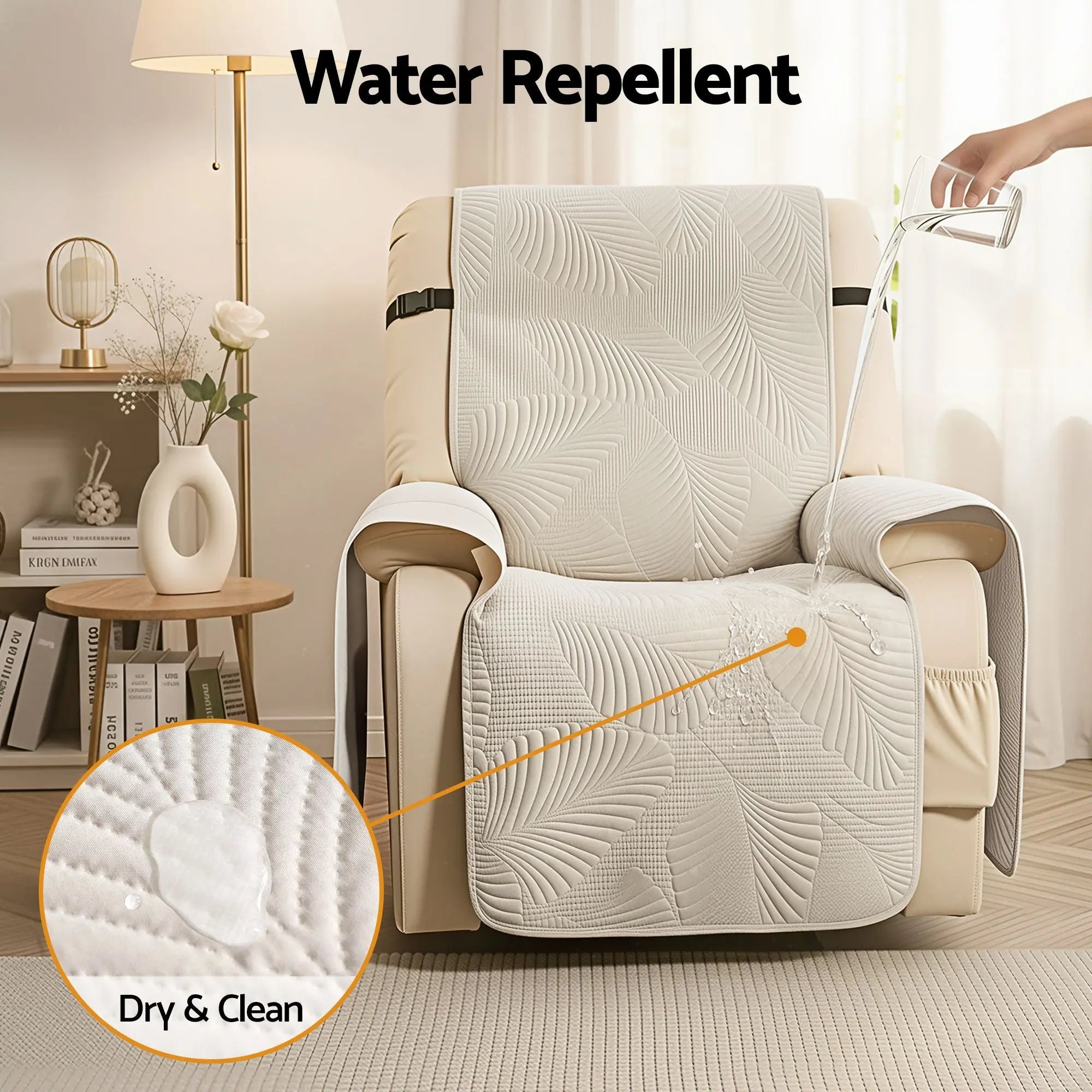 Artiss Quilted Recliner Chair Covers 100% Waterproof Recliner Slipcovers Wholesale Hub