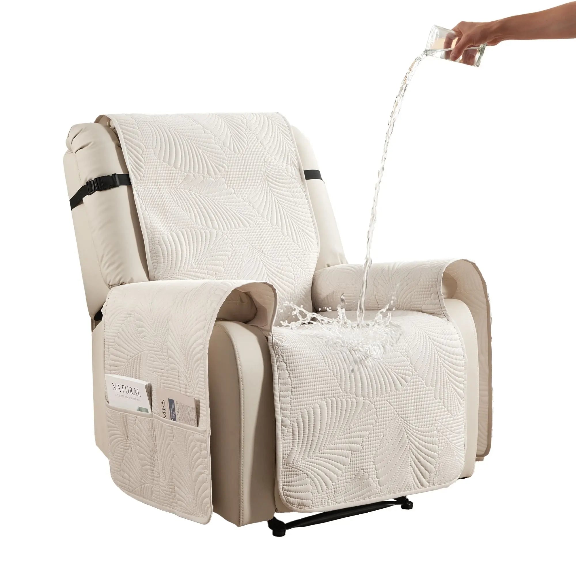 Artiss Quilted Recliner Chair Covers 100% Waterproof Recliner Slipcovers Wholesale Hub