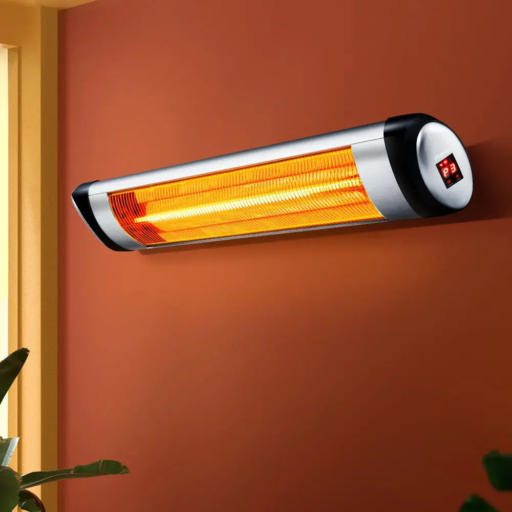 Devanti Electric Strip Heater Radiant Heaters 1500W Wholesale Hub