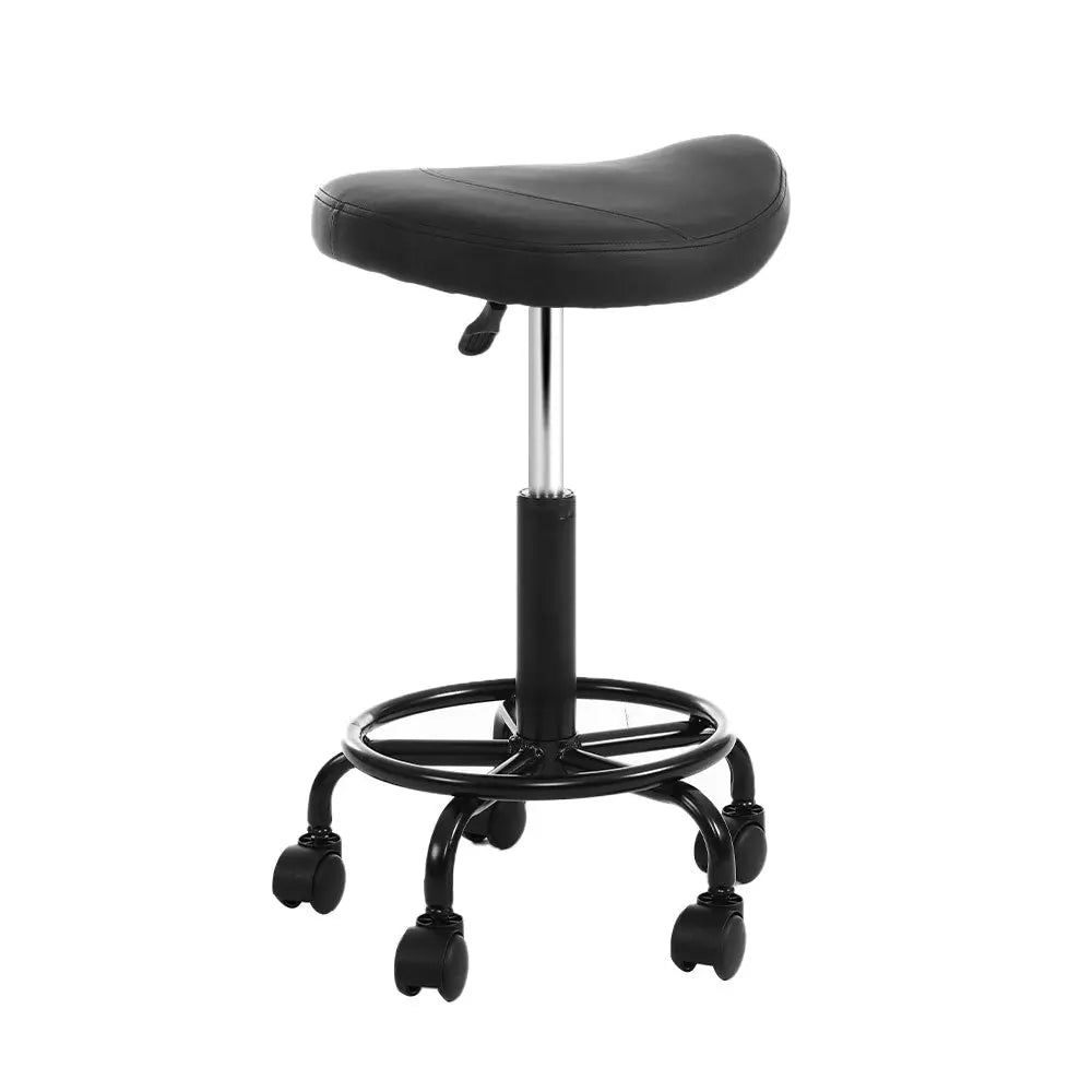 Artiss Salon Stool Saddle Swivel Chair Wholesale Hub
