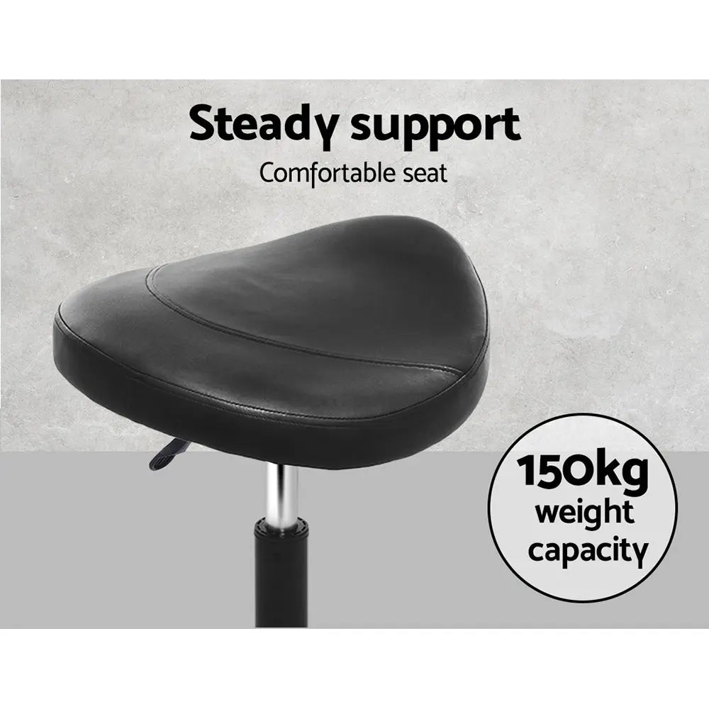 Artiss Salon Stool Saddle Swivel Chair Wholesale Hub