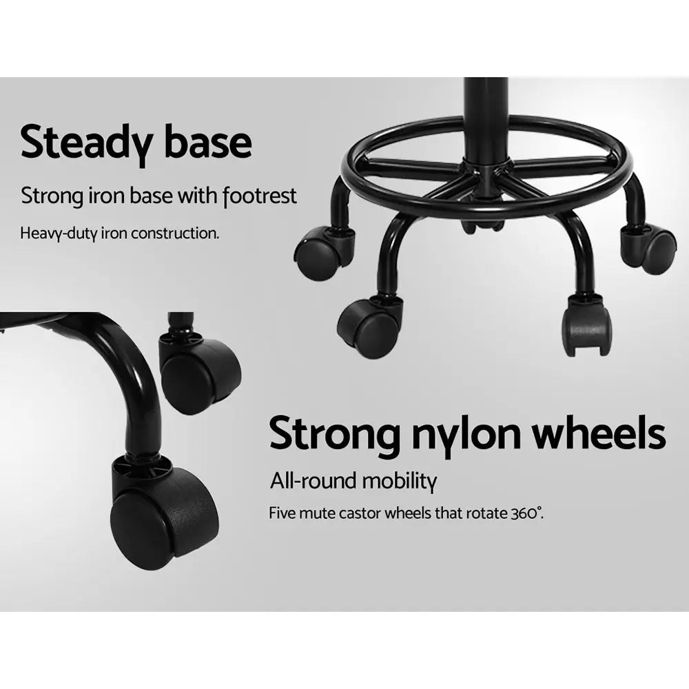Artiss Salon Stool Saddle Swivel Chair Wholesale Hub