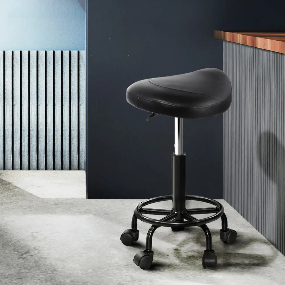 Artiss Salon Stool Saddle Swivel Chair Wholesale Hub