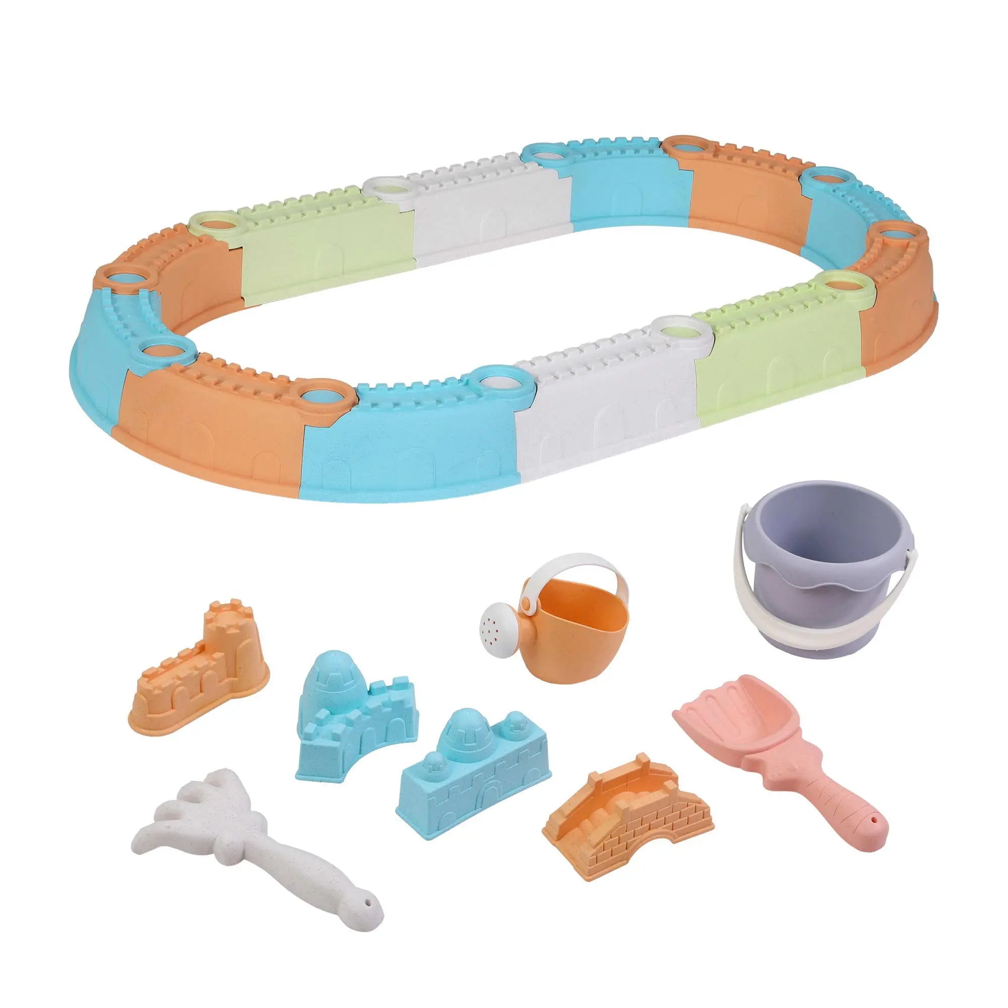 Keezi Kids Sandpit Set Beach Toys Sand Box Outdoor Backyard Play Area Wholesale Hub