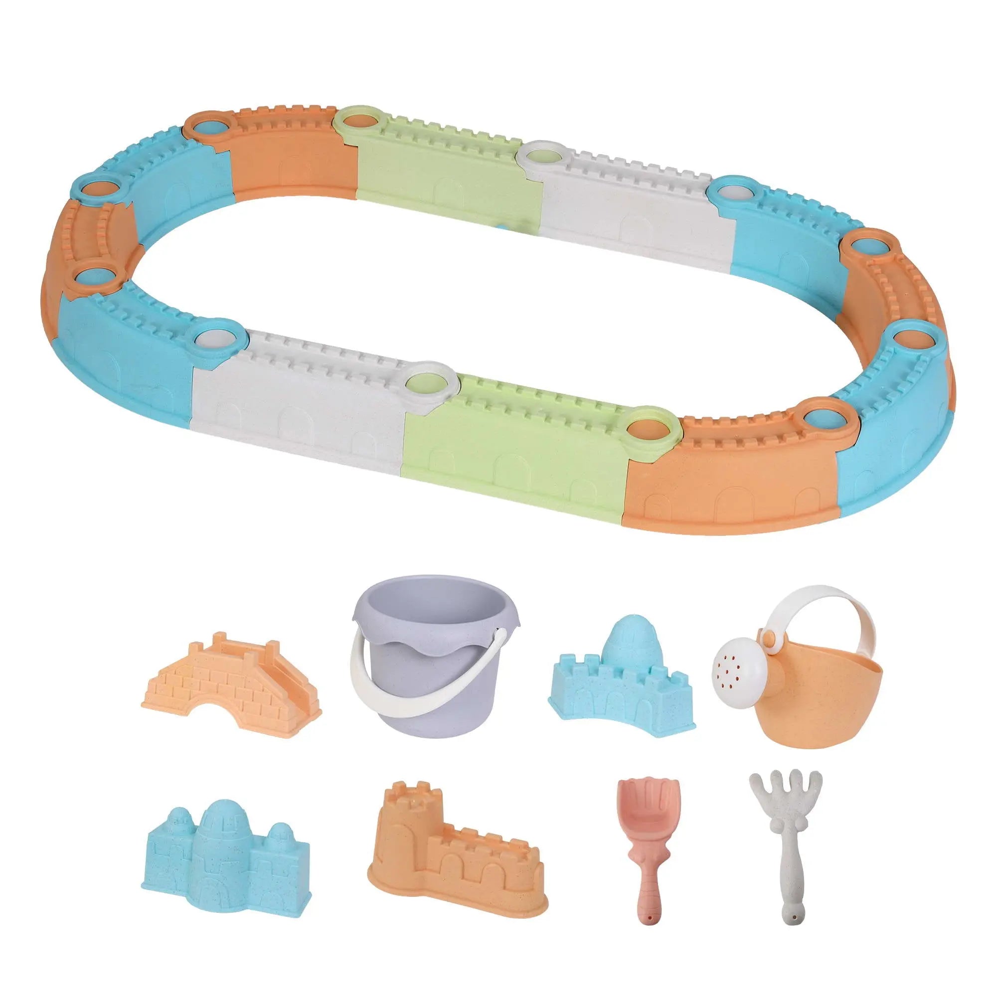 Keezi Kids Sandpit Set Beach Toys Sand Box Outdoor Backyard Play Area Wholesale Hub