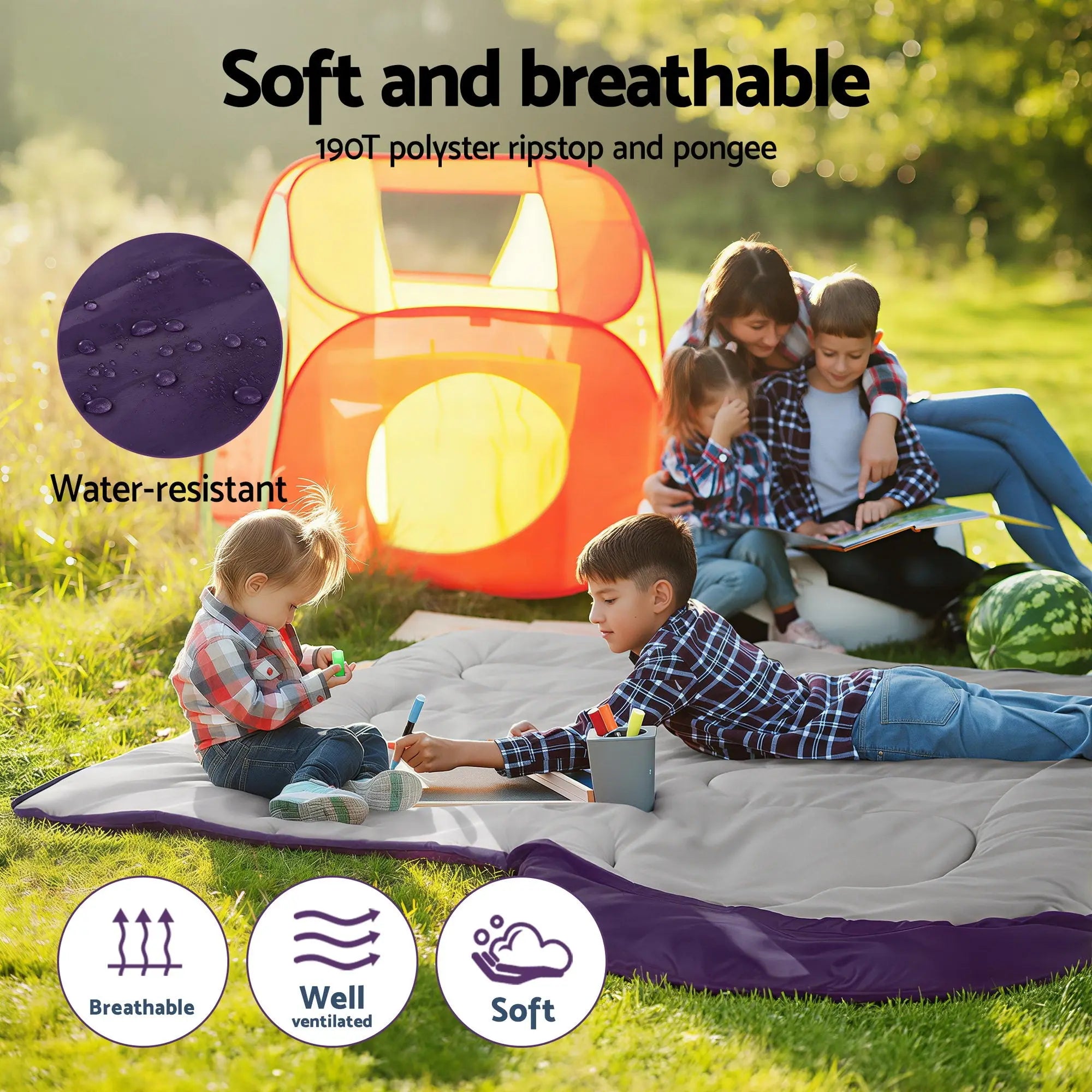 Weisshorn Sleeping Bag Single 213cm Thermal Camping Hiking Pink Wholesale Hub