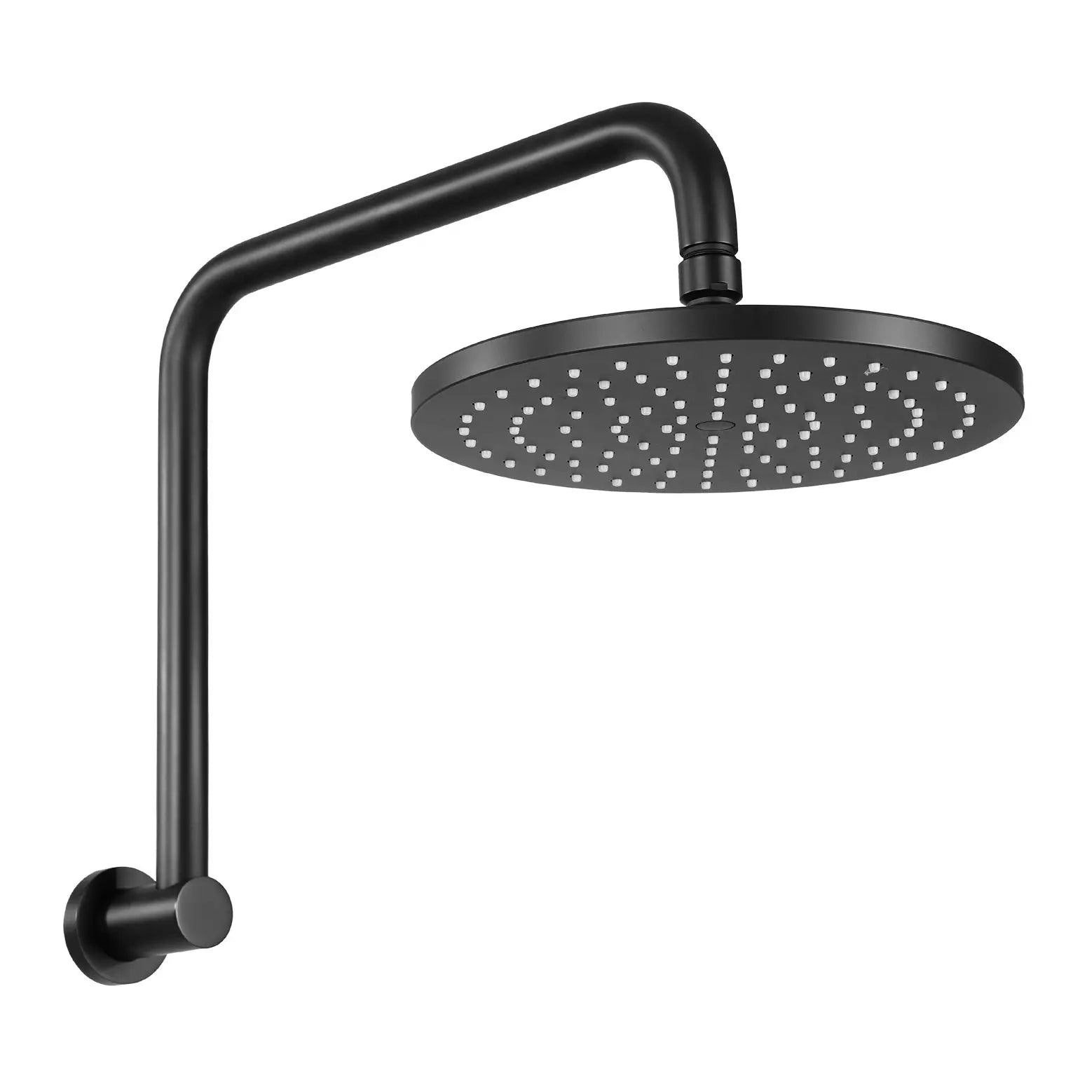 9'' Rain Shower Head Overhead High-pressure Swivel Black Wholesale Hub