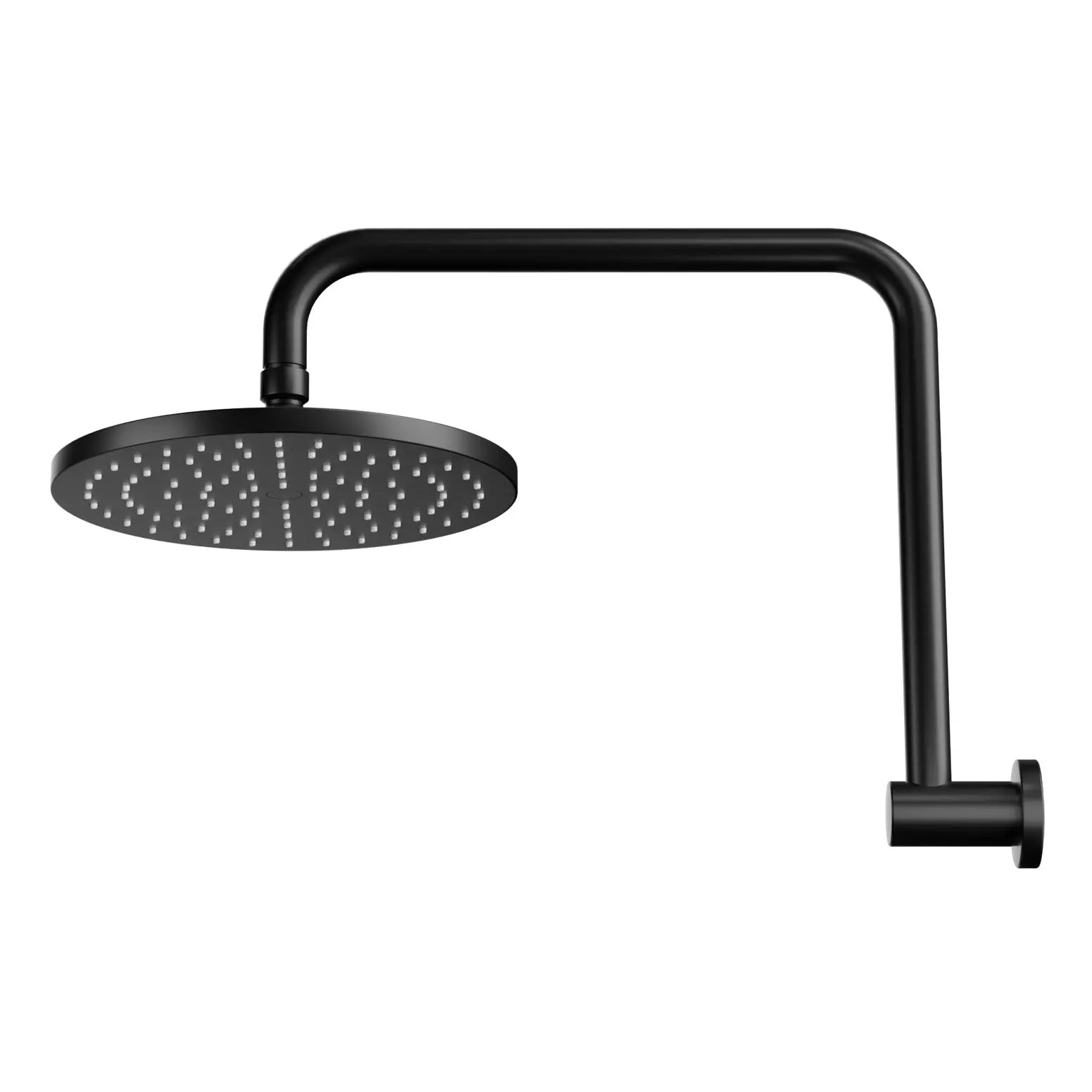 9'' Rain Shower Head Overhead High-pressure Swivel Black Wholesale Hub