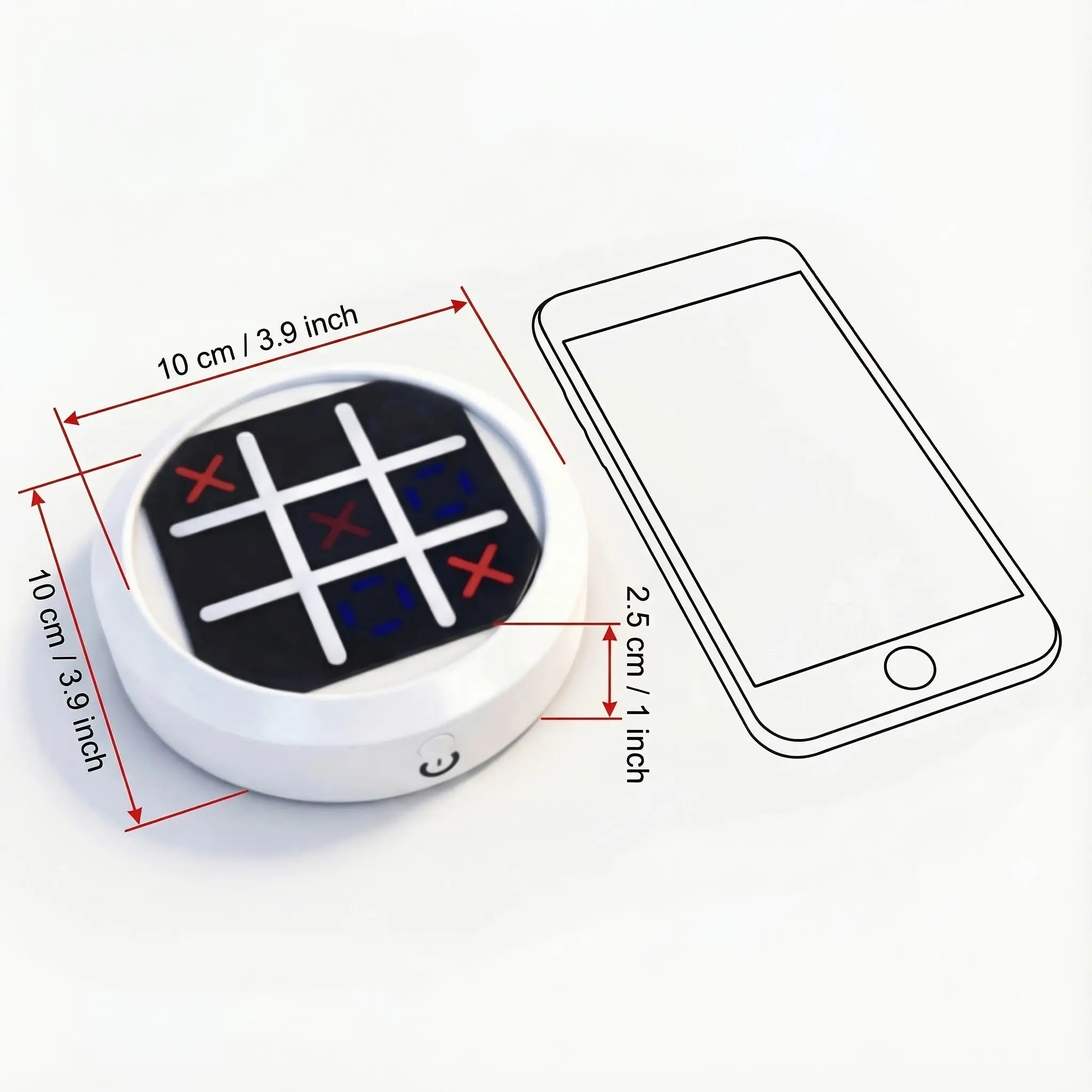 4-in-1 Electronic Tic Tac Toe Game: AI Battle, Two-Player Mode, Memory & Speed Challenge | Handheld Portable Game Console, Suitable for Both Kids and Adults (Batteries Not Included)(green) Wholesale Hub