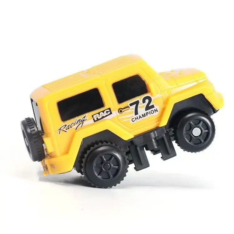 343 track-building sets, track-course - STEM learning toys, construction vehicles (concrete mixers, dump trucks), Track-birthday/Christmas gifts for boys - Developing motor skills and creativity - Compatible with the major Wholesale Hub