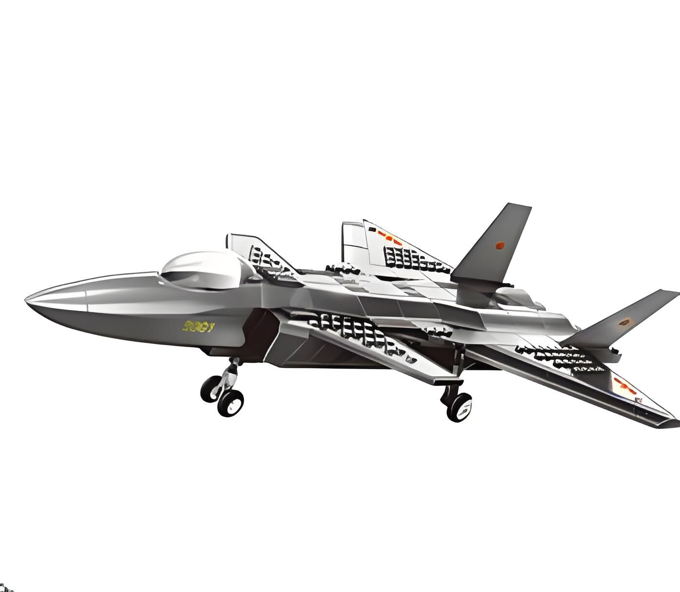 Christmas gift J-20 Stealth Fighter Jet Building Blocks Set, 229 Pieces Military Aircraft Model Kit for Kids Aged 6+ & Enthusiasts(J20 fighter) Wholesale Hub