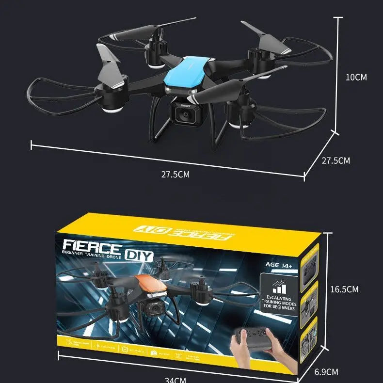 Christmas gift Fierce DIY 4K Camera Drone: Build & Fly Your Own Stunt Quadcopter for Thrilling Aerial Adventures Wholesale Hub