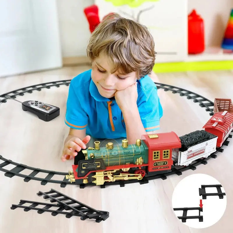 RC Track Train Set with Steam Effect Wholesale Hub