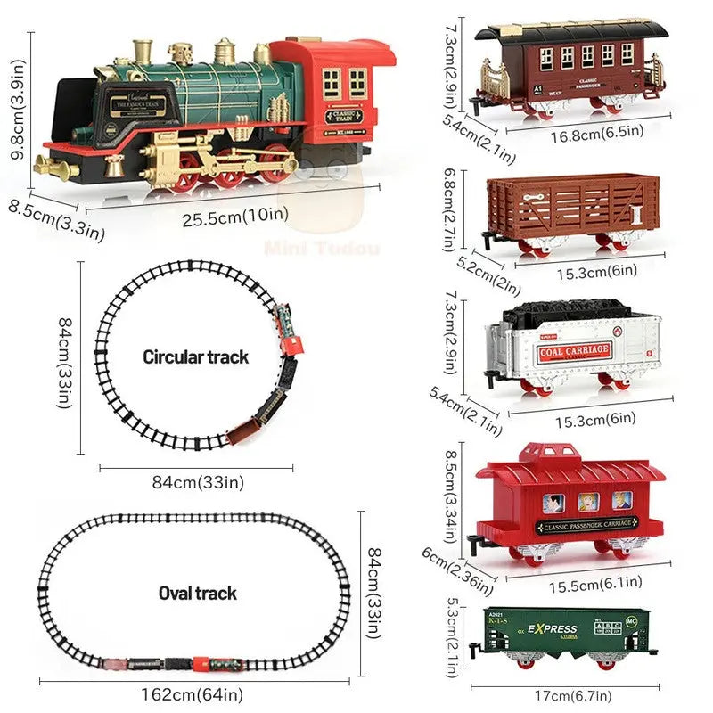 RC Track Train Set with Steam Effect Wholesale Hub