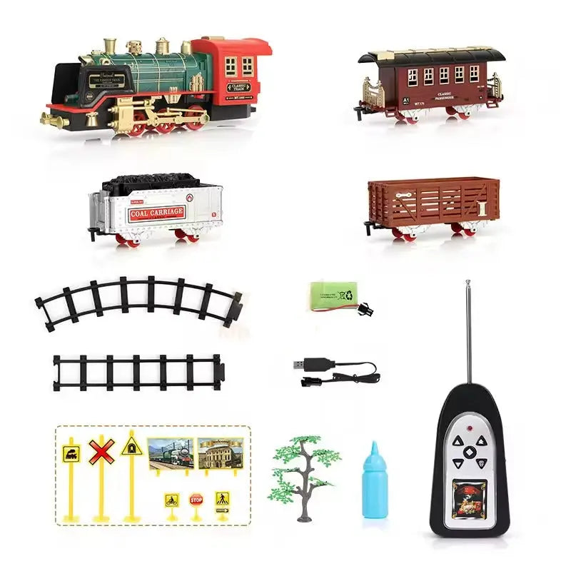 RC Track Train Set with Steam Effect Wholesale Hub
