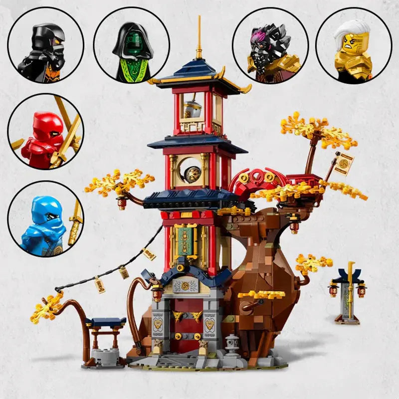 Dragon Energy Temple Building Blocks Model Set Wholesale Hub