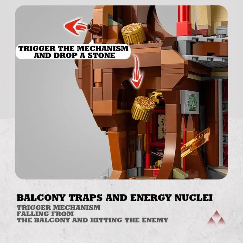 Dragon Energy Temple Building Blocks Model Set Wholesale Hub