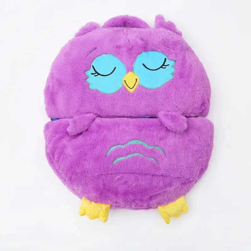 Kids Shark Sleeping Bag Plush Doll Pillow (Purple) Wholesale Hub