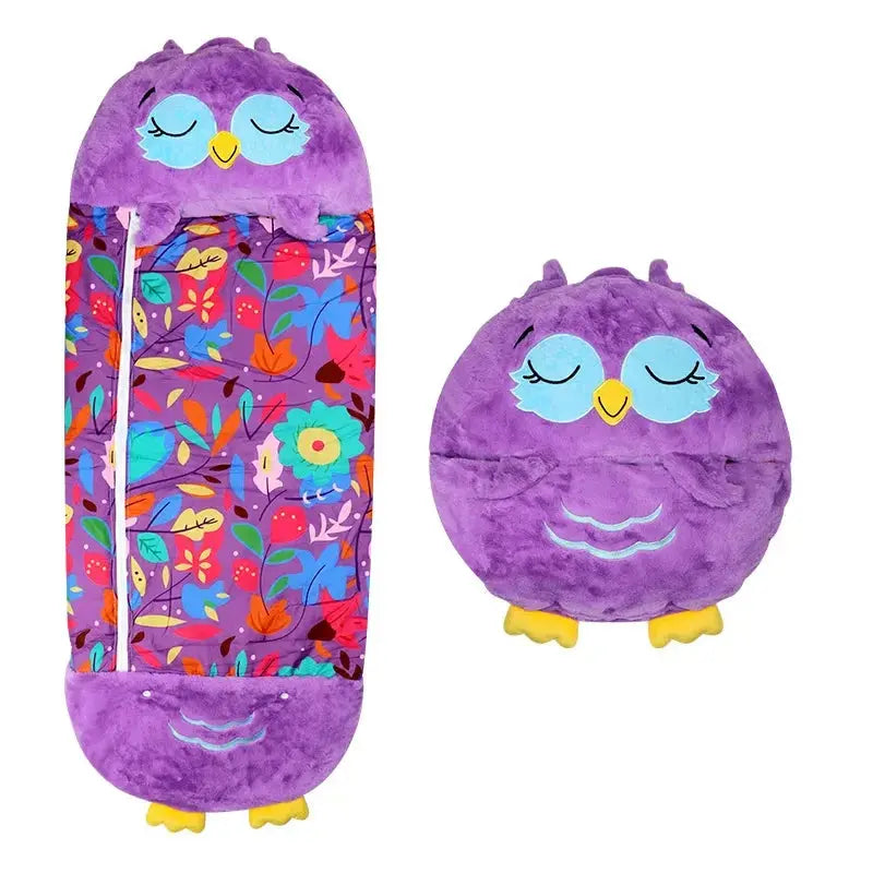 Kids Shark Sleeping Bag Plush Doll Pillow (Purple) Wholesale Hub