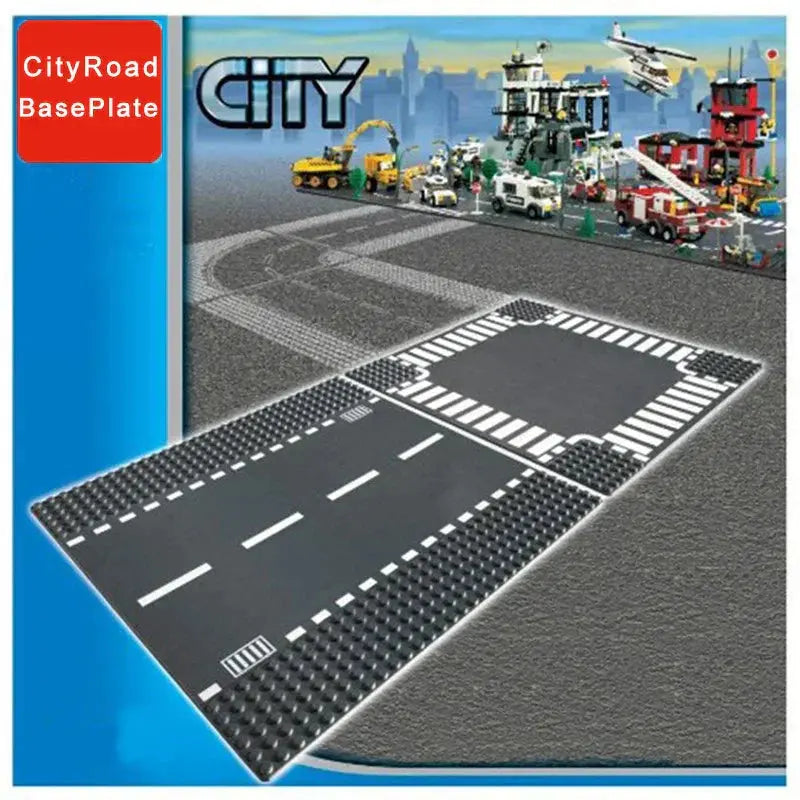 City Road Baseplate Block For Kids Diy Building Wholesale Hub