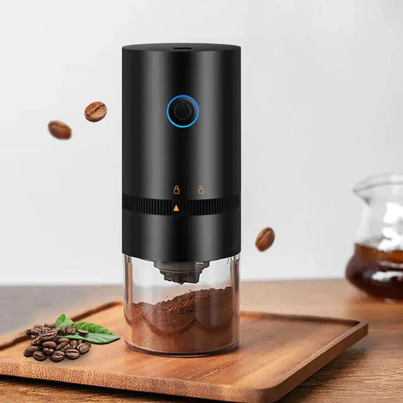 Portable USB C Rechargeable Coffee Grinder Mill Black Wholesale Hub