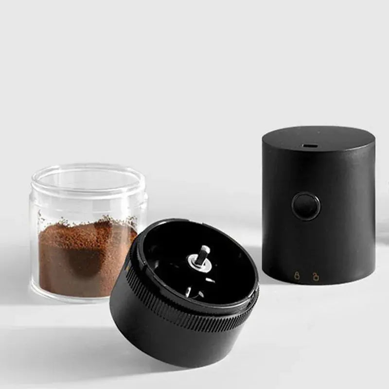 Portable USB C Rechargeable Coffee Grinder Mill Black Wholesale Hub