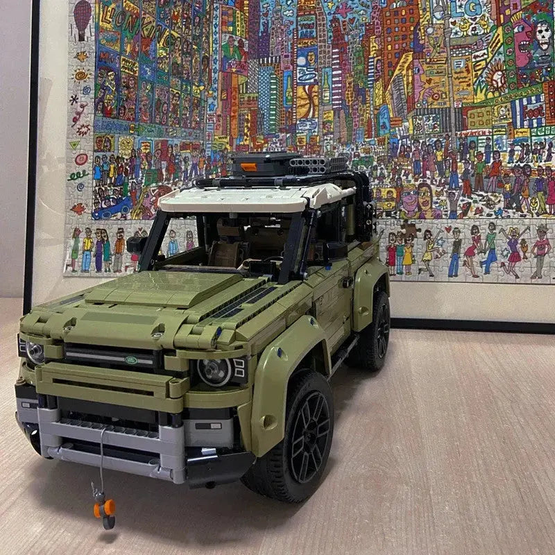 Technical Rover Defender Collector'S Building Blocks Set Wholesale Hub