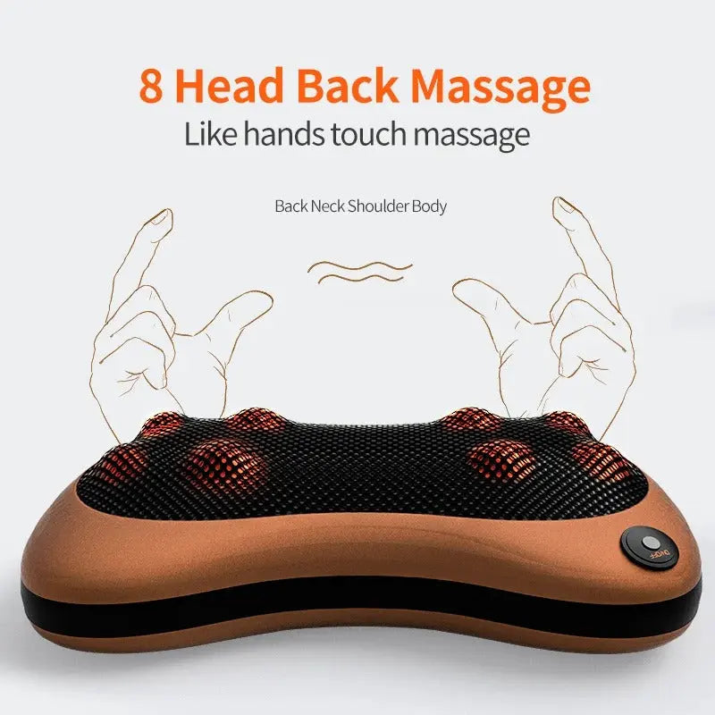 Electric Shiatsu Neck and Back Massage Pillow Wholesale Hub