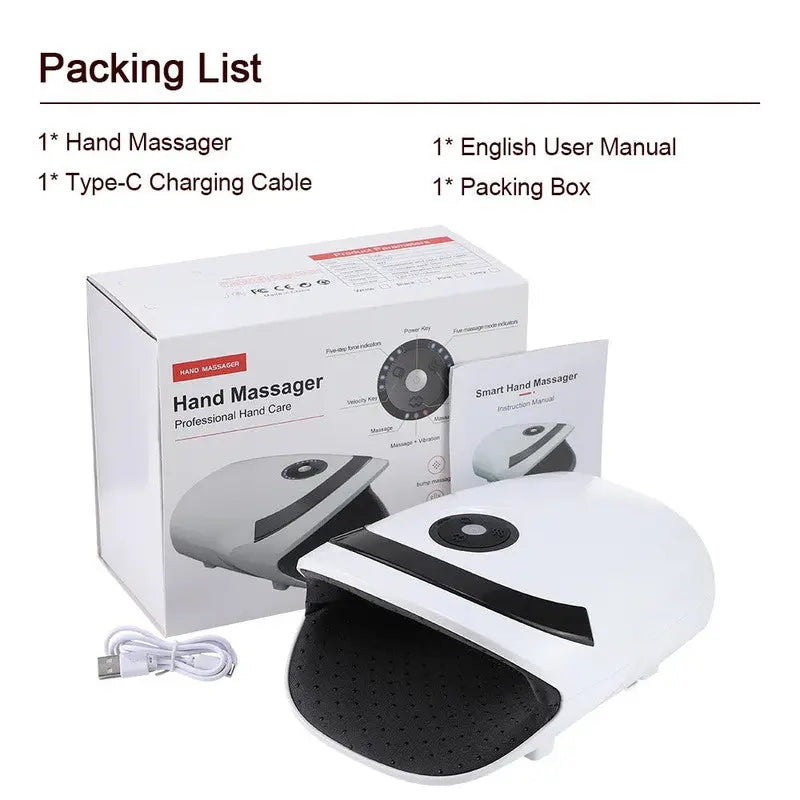 Rechargeable Hand Massager with Heat & Vibration Therapy Wholesale Hub