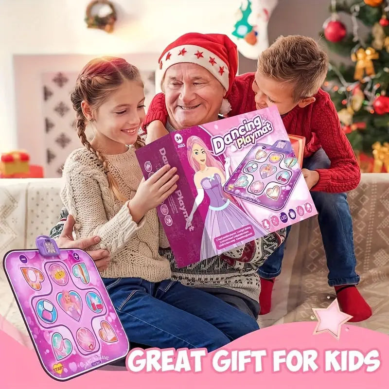 Kids LED Musical Dance Mat with 6 Game Modes Wholesale Hub